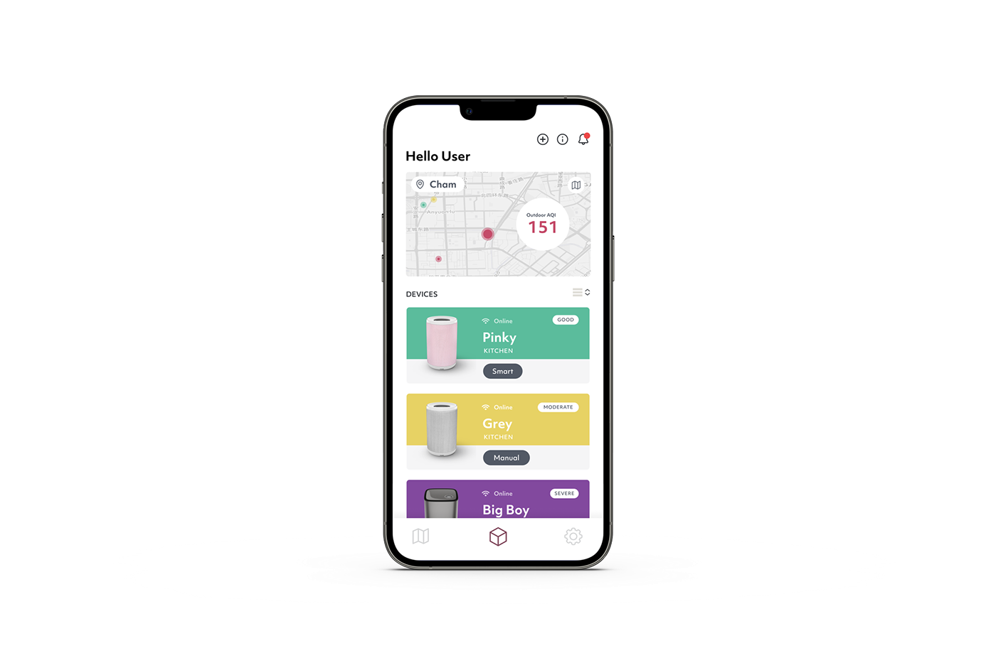 app app design user experience user interface design user interface User research purifier design visual identity AirPurifier