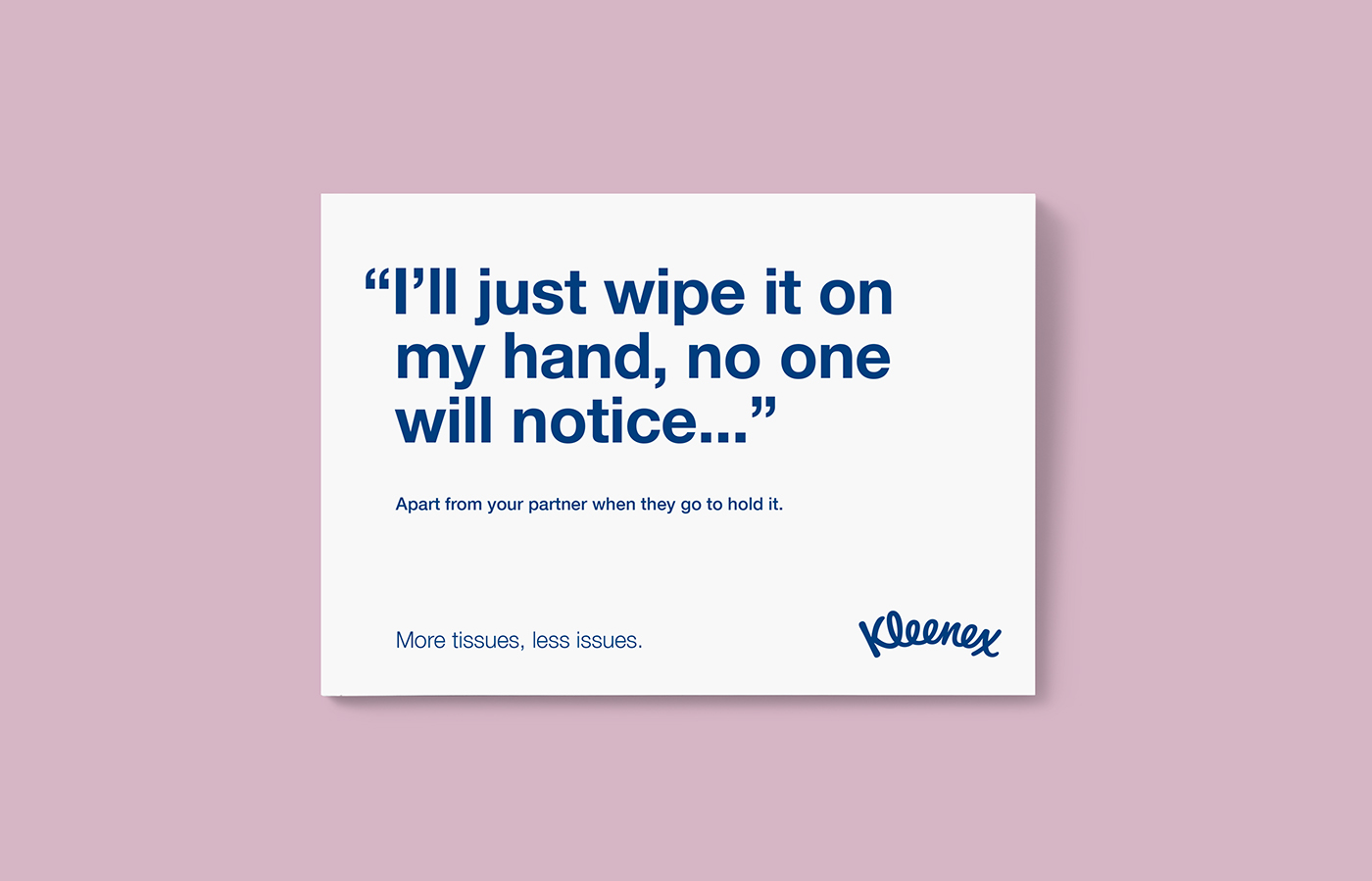 kleenex Advertising  campaign posters