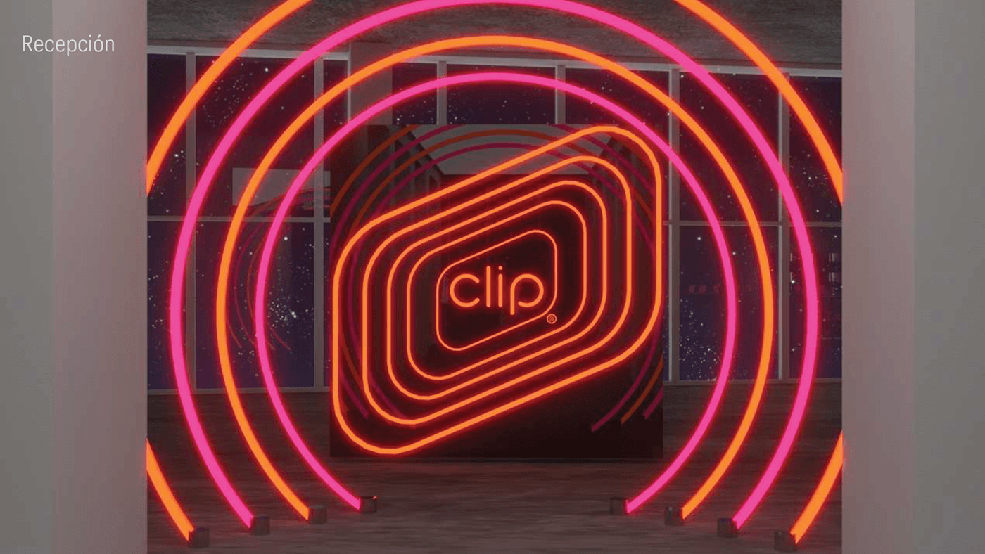 clip party Event brand identity design visual identity Brand Design