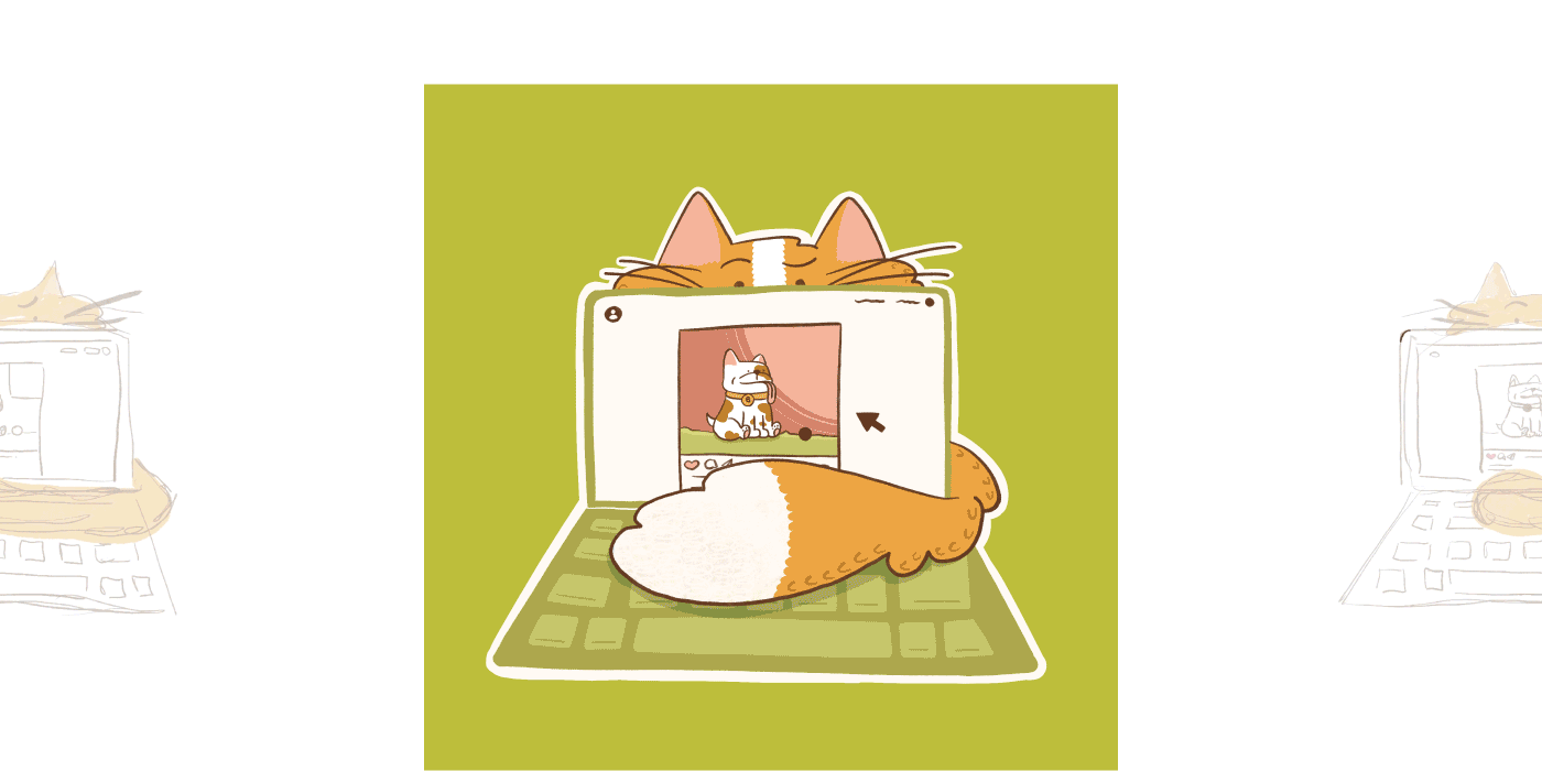 Ae animation  Cat Character cute Emoji ILLUSTRATION  Pet print Procreate