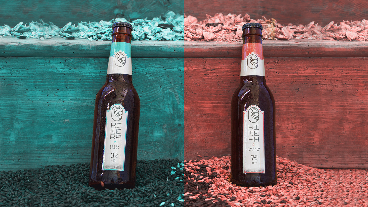 lettering branding  inspire bottle beer Packaging packaging design logo Food  print