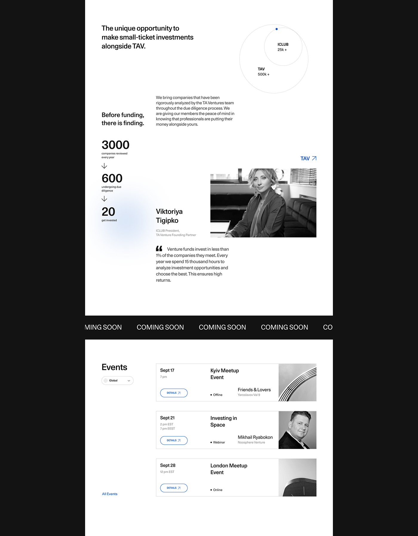 Adaptive branding  design finance mobile typography   ux/ui venture Web Website