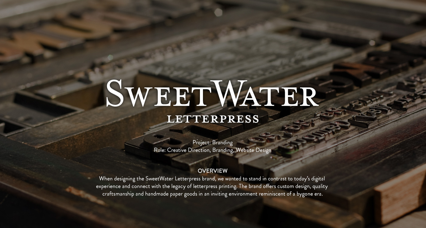 letterpress Website Retail commercial studio Logo Design identity