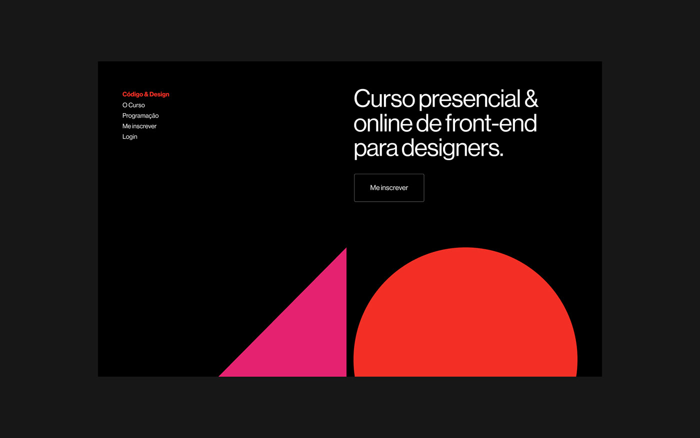 graphic design  Minimalism Geometric Shapes modernism digital design code ui ux user interface personal project