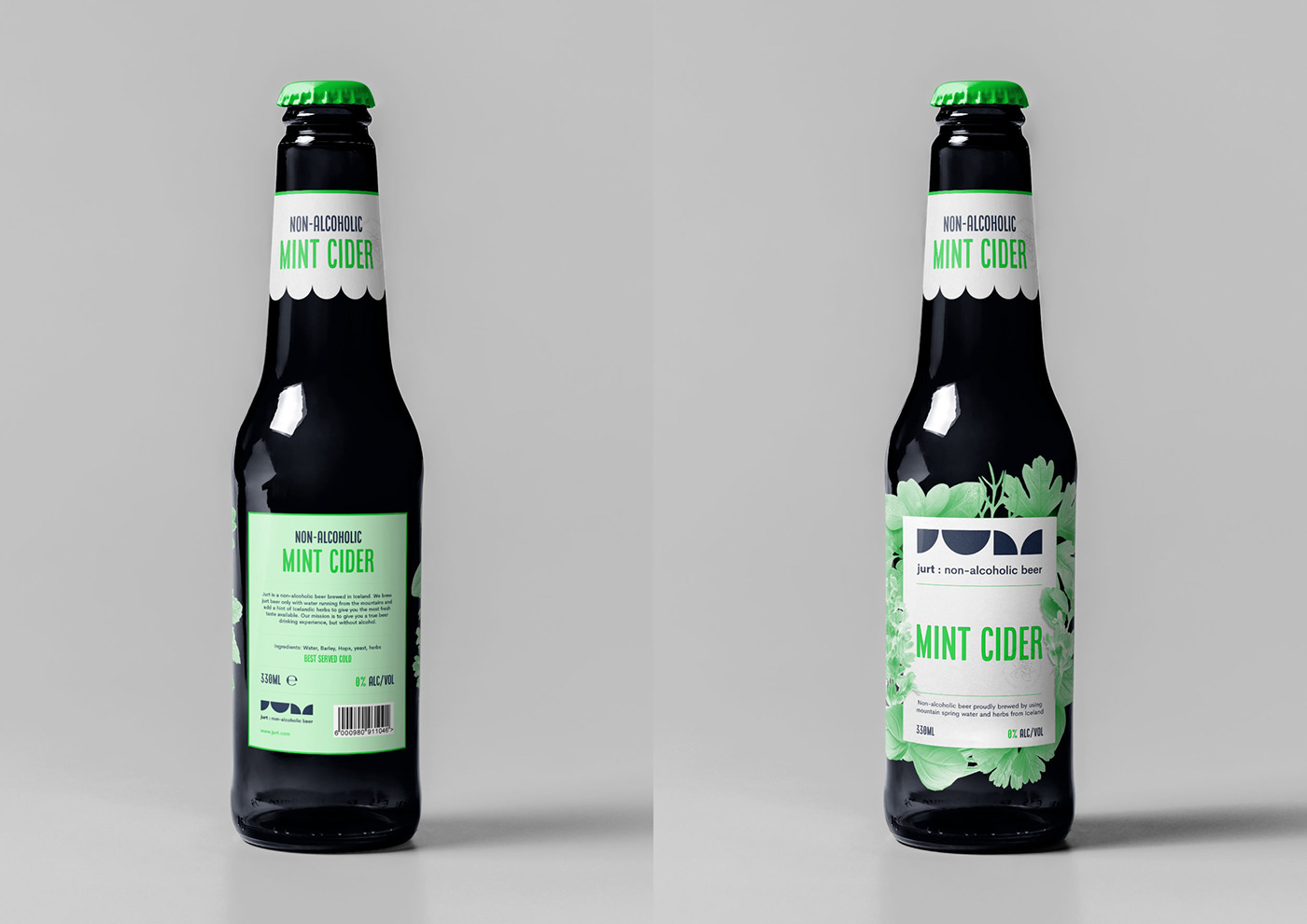beer non-alcoholic package flower Herb colorful branding  geometric Advertising  Website