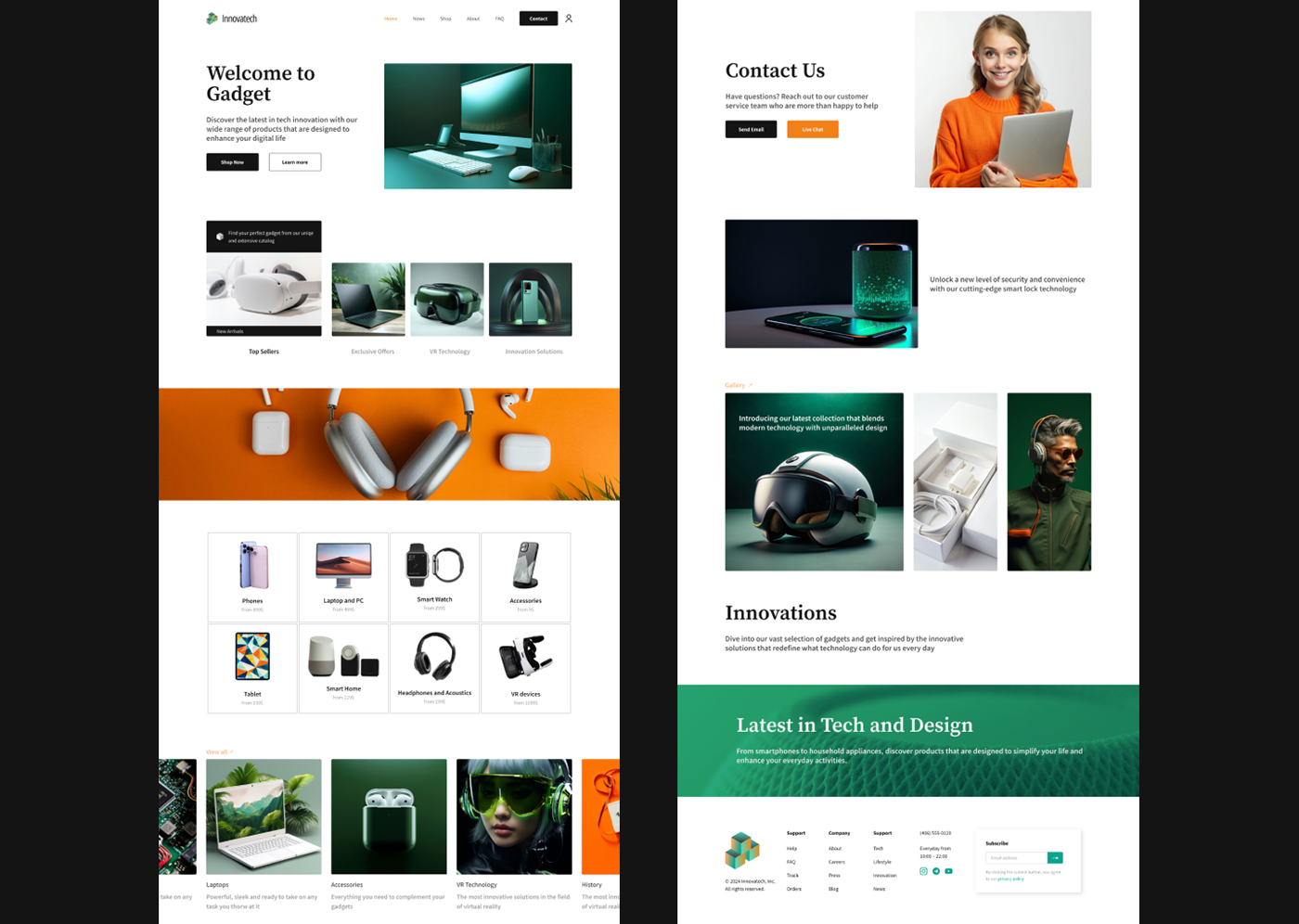 UX UI Web Design  Figma Website online store UI/UX Education Website ui design gadgets design