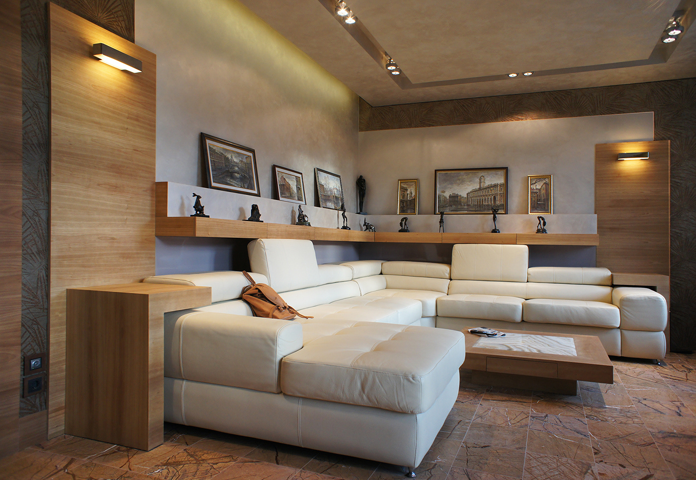 apartment design flat furniture Interior interior design  kitchen living room Marble modern