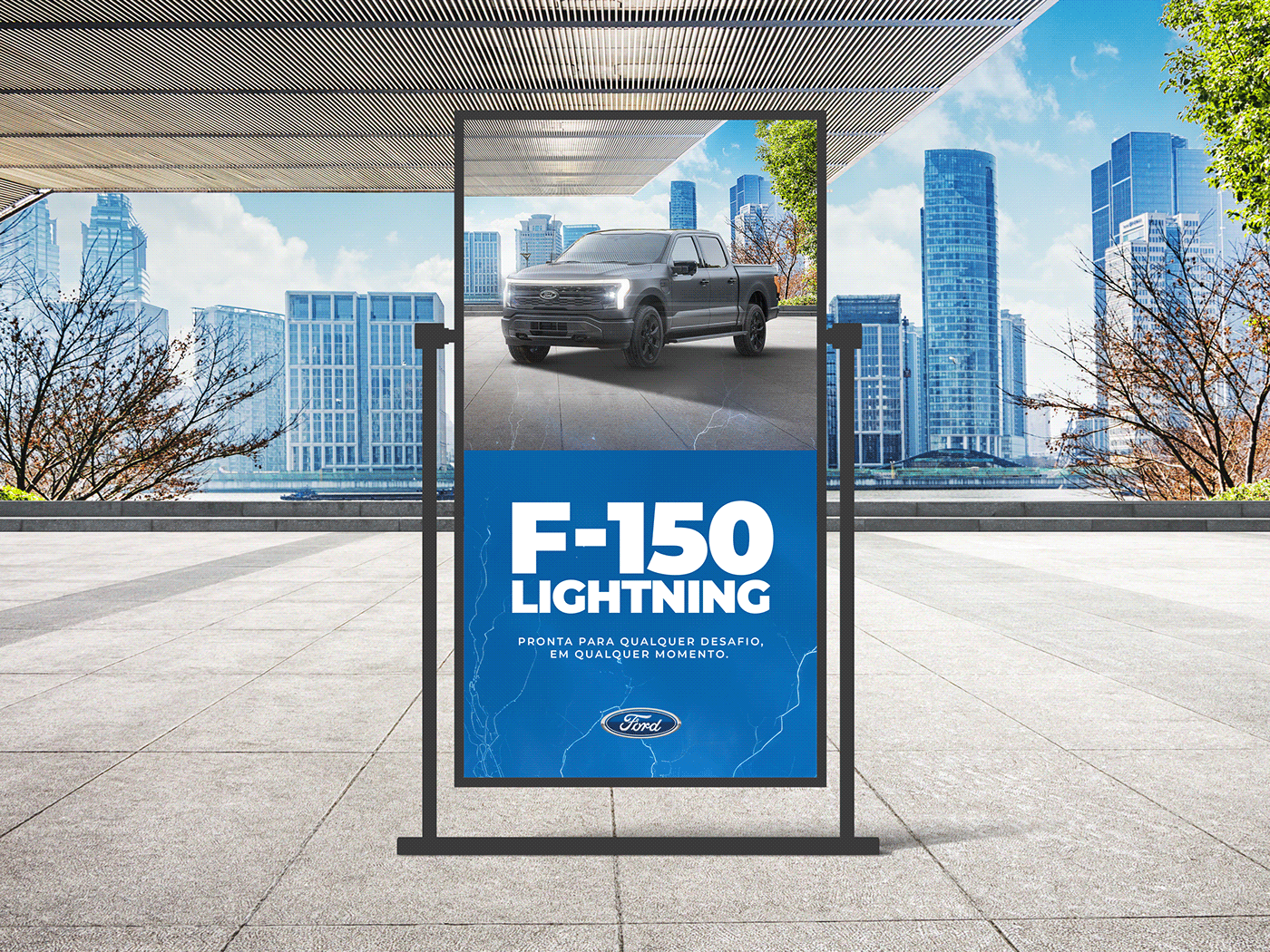 key visual ford, social media automotivo, instagram ford, instagram automotivo, ford f-150 lightning