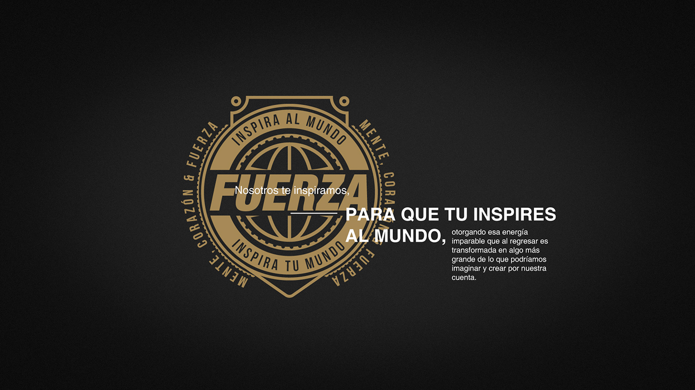 brand Fuerza gym Crossfit Manizales Armenia thunder gold lettering fitness
