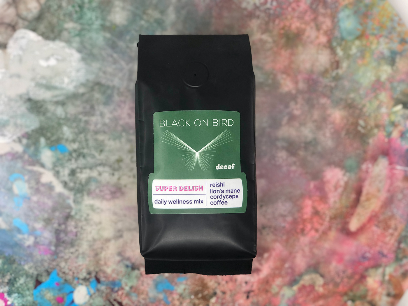 beverage bird brand Coffee identity linear logo minimal mushroom Packaging