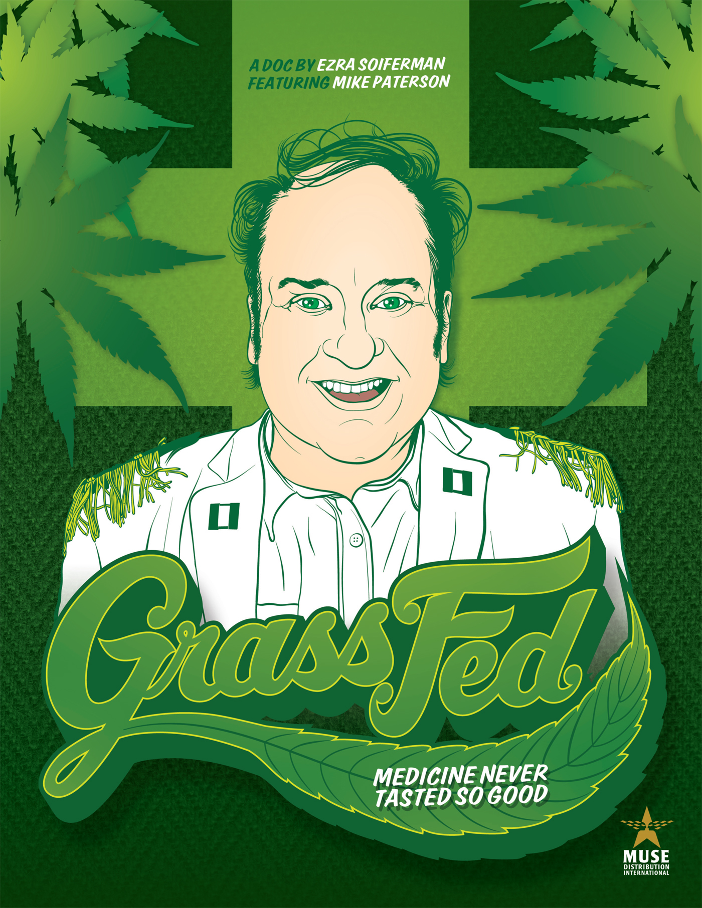 portrait vector Illustrator wacom marijuana poster green Documentary 