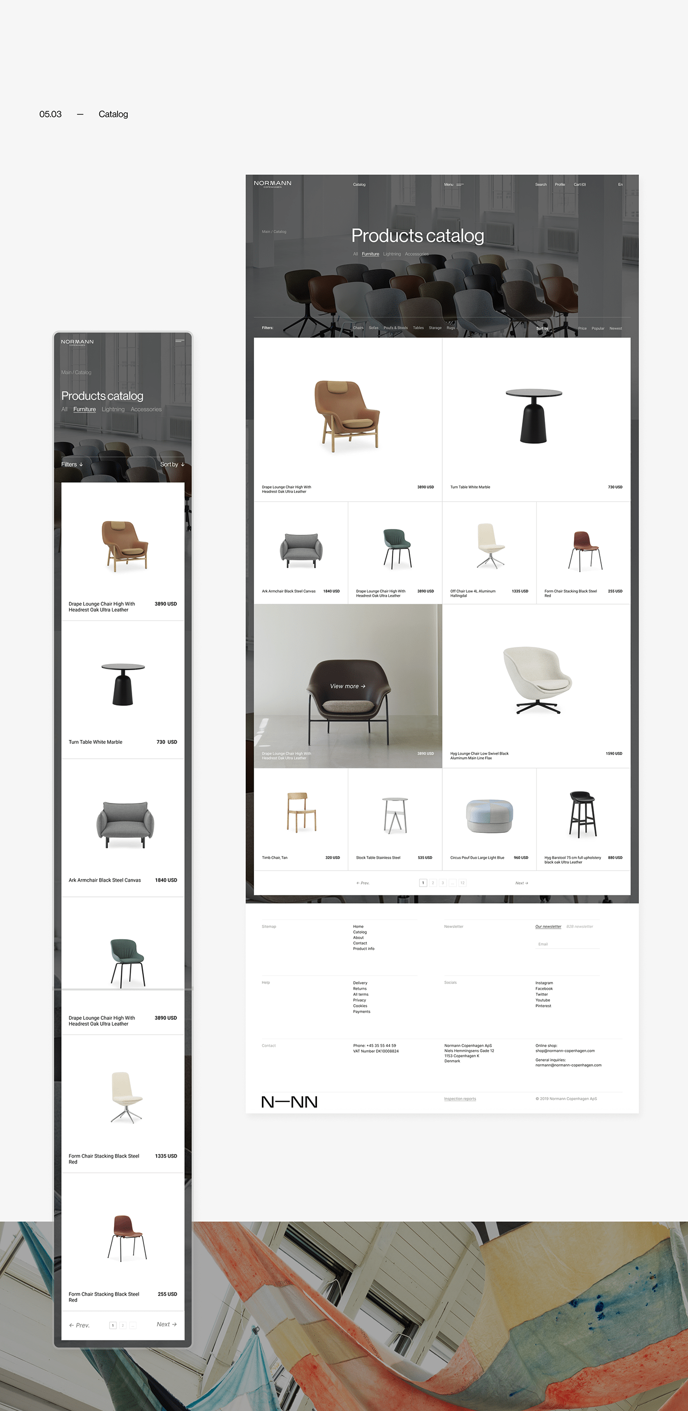 brand identity branding  design Ecommerce furniture furniture store Logo Design ux Web Design  Website