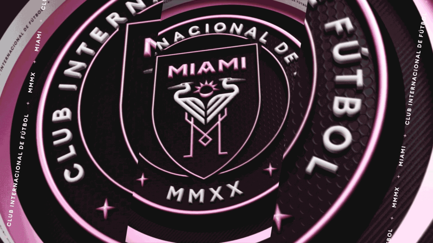 motion 3d  motion graphics  Inter Miami lionel messi messi futebol Major League soccer cinema 4d Octane Render