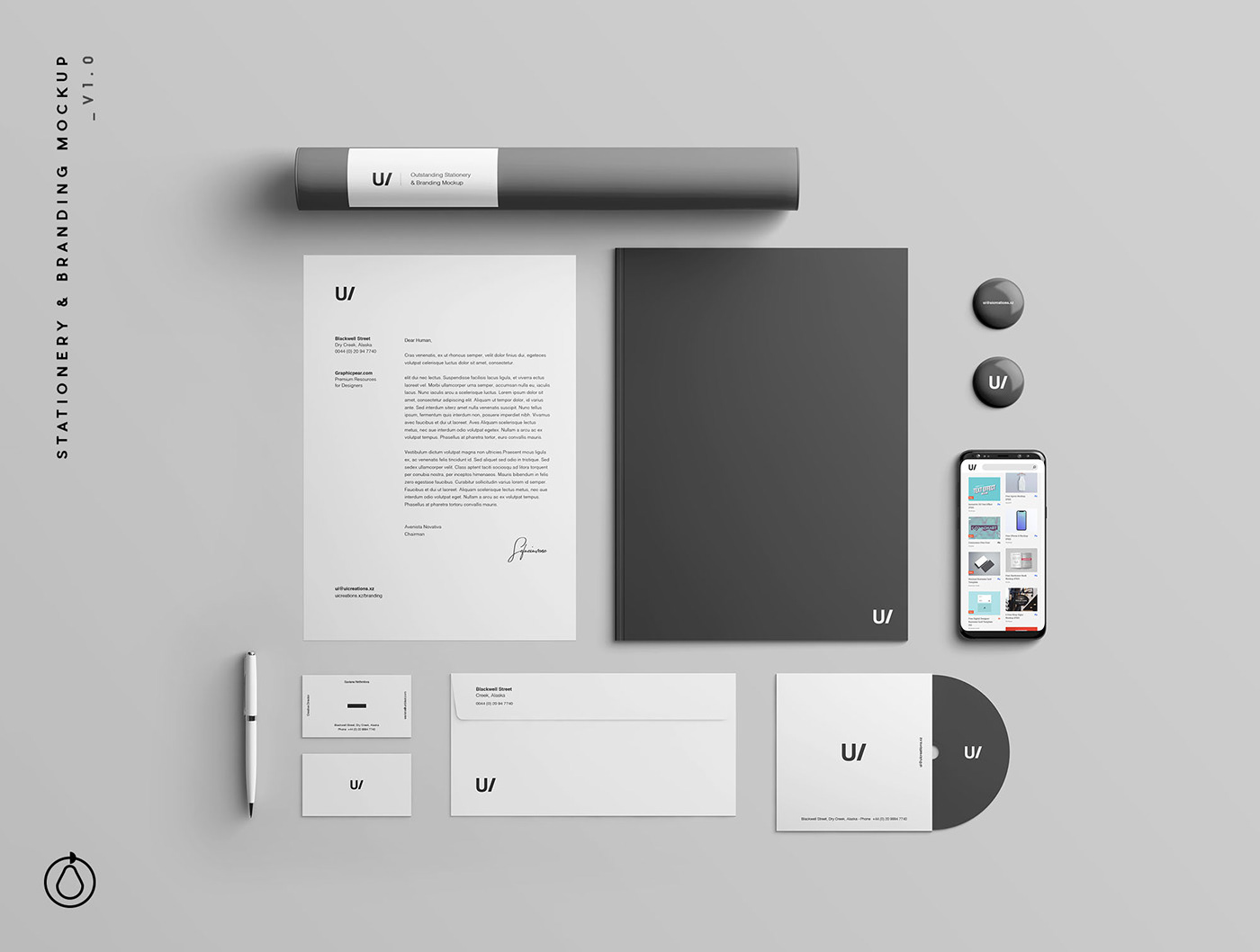 Stationery Branding & Identity Mockup on Behance