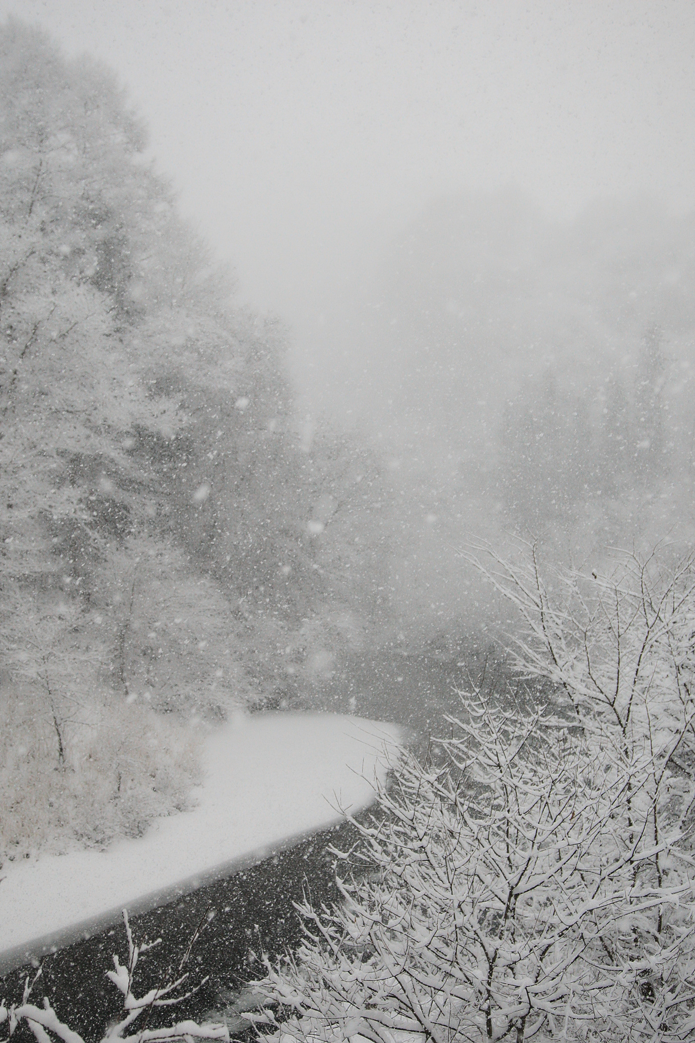 japan Landscape Nature Photography  river snow winter