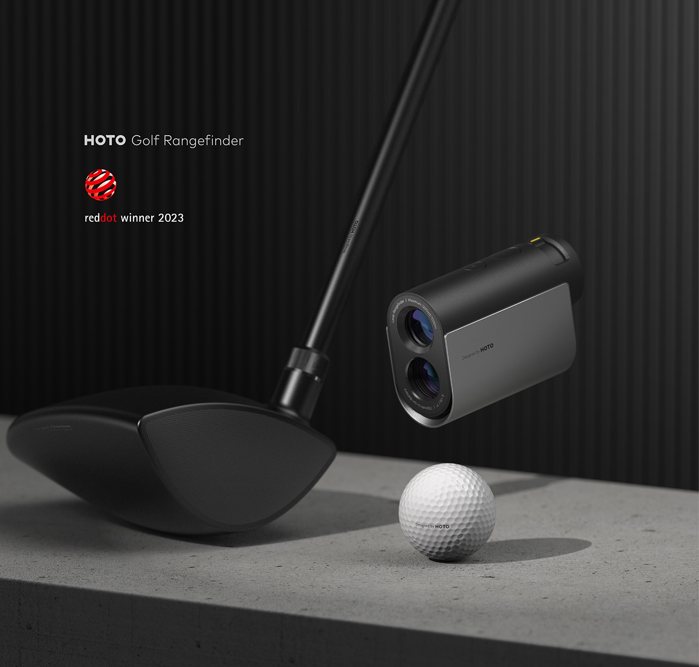 club golf industrial design  measure Photography  product design  Rangefinder rendering sports visualization