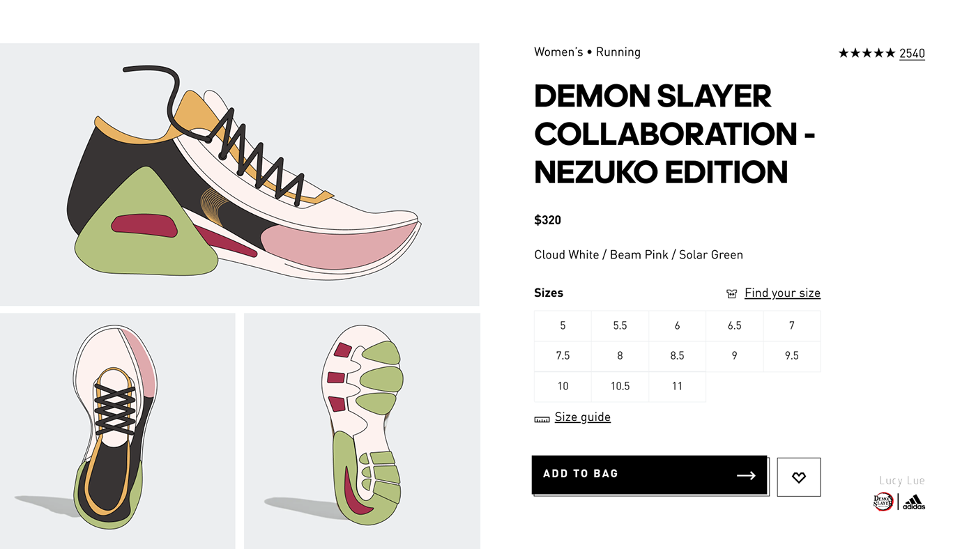 adidas demon slayer design designer shoes design TECHWEAR design identity shoe design