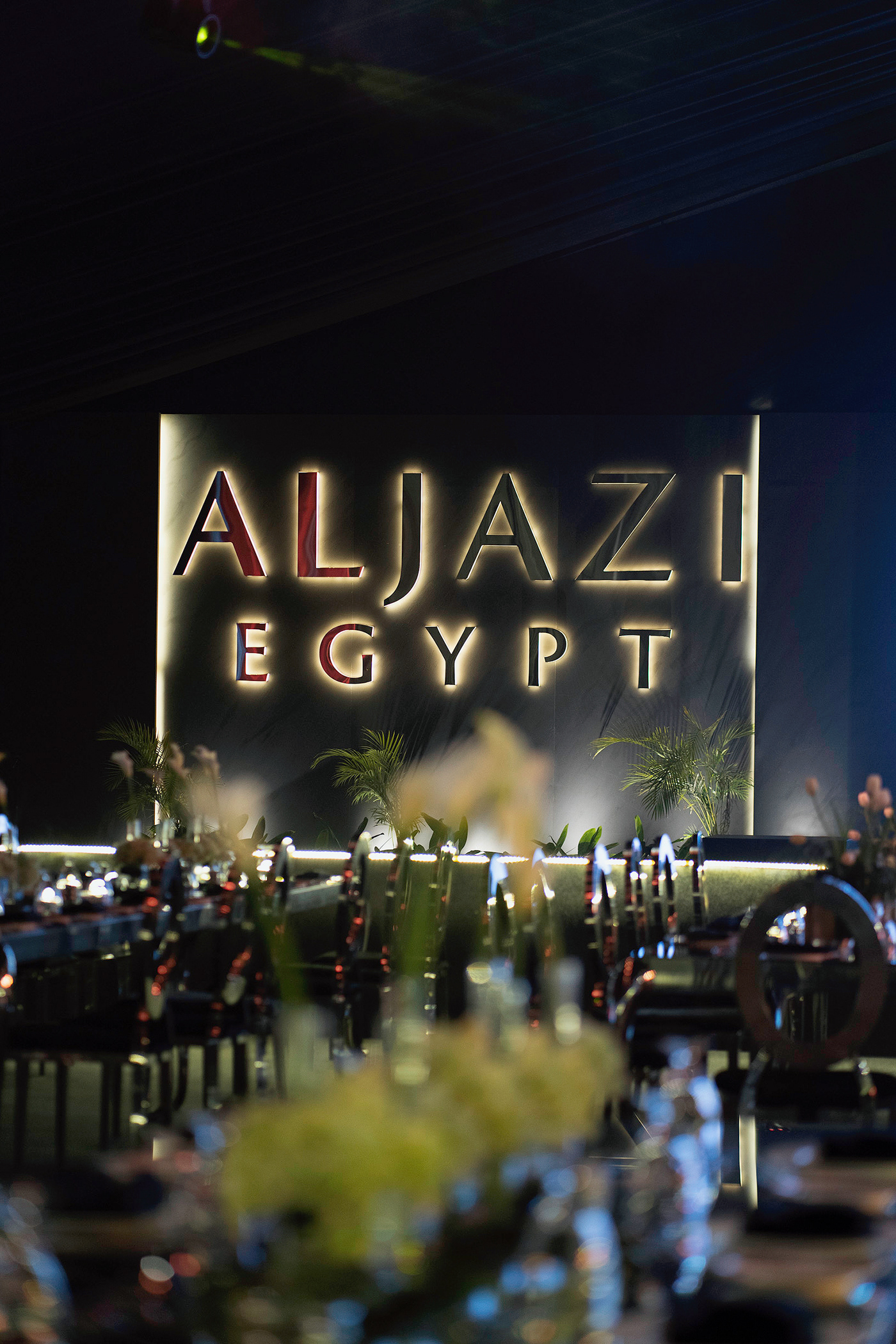 Al Jazi artdeco creative design egypt Event greenery decoration Light Show Design postmodernism real estate