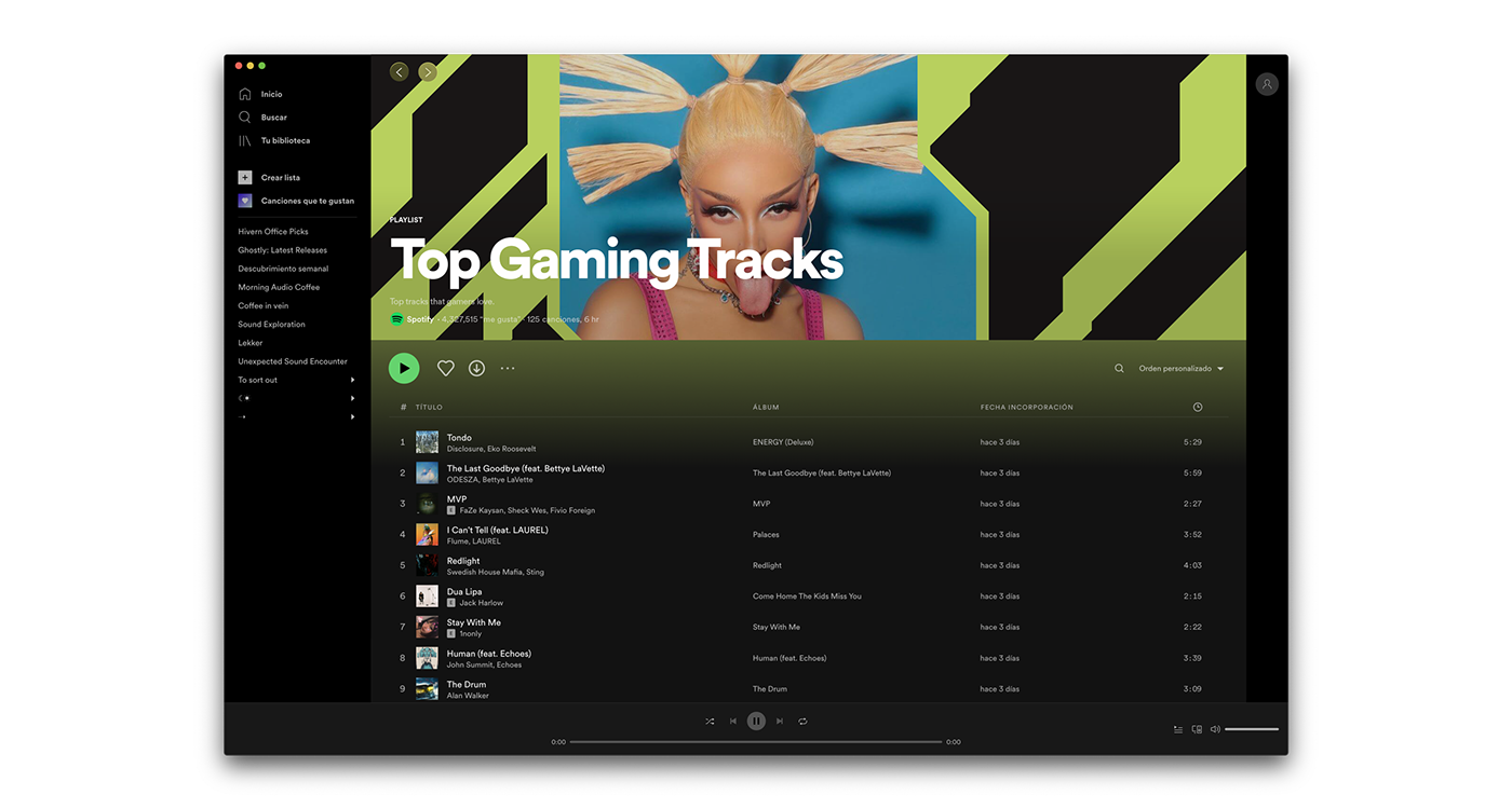 Gaming music music art playlist spotify video game gaming design