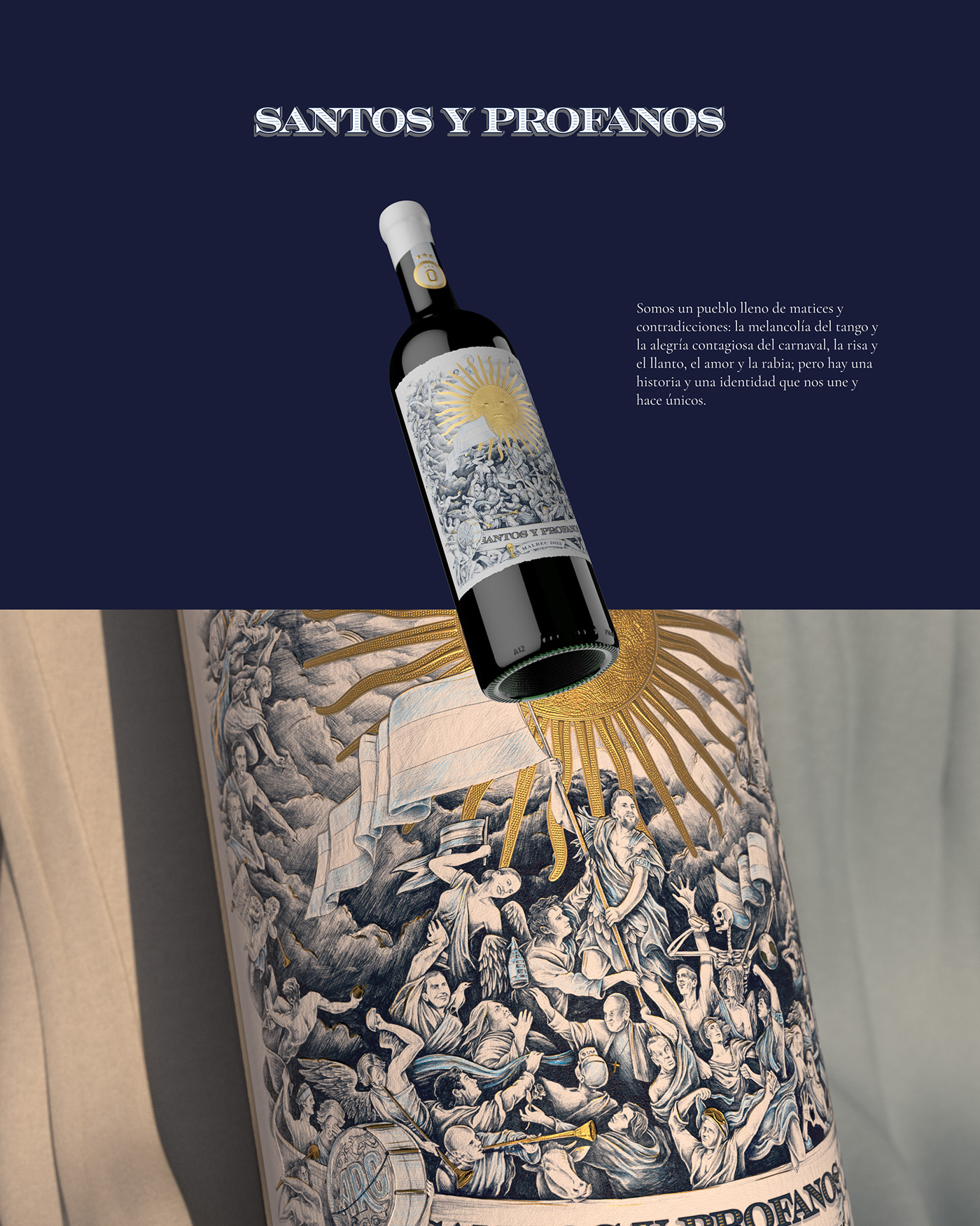 Label label design Packaging messi football argentina ILLUSTRATION  Celebra wine label wine
