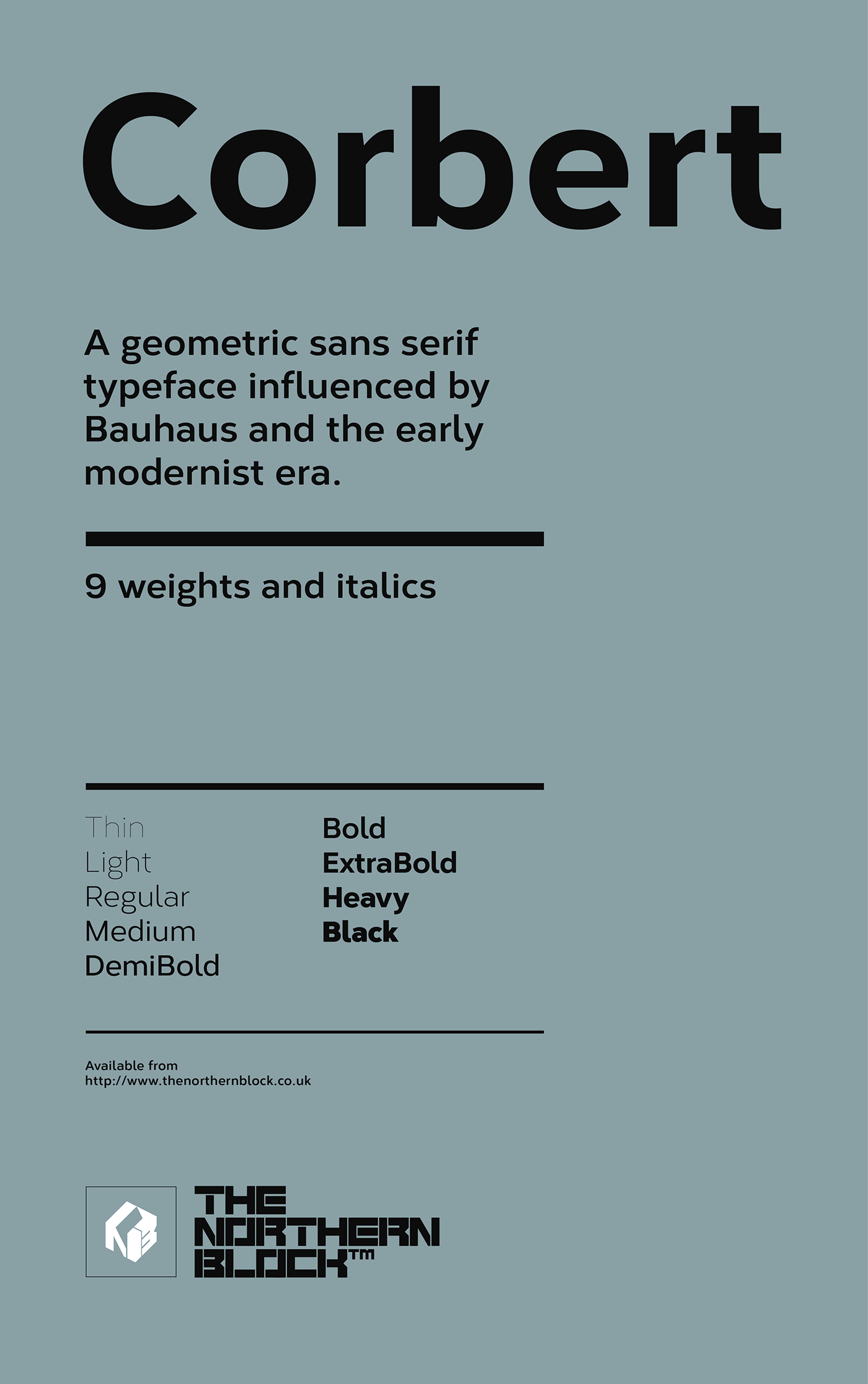 fonts type bauhaus Futura avenir The Northern Block sans serif font geometric font Geometric Typeface