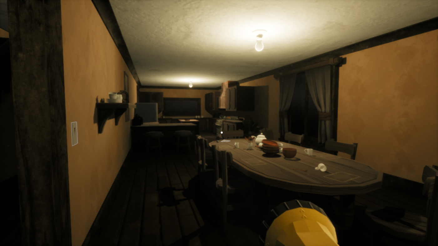 game haunted house horror Unreal Engine 3D game design  Allegorithmic substance painter designer