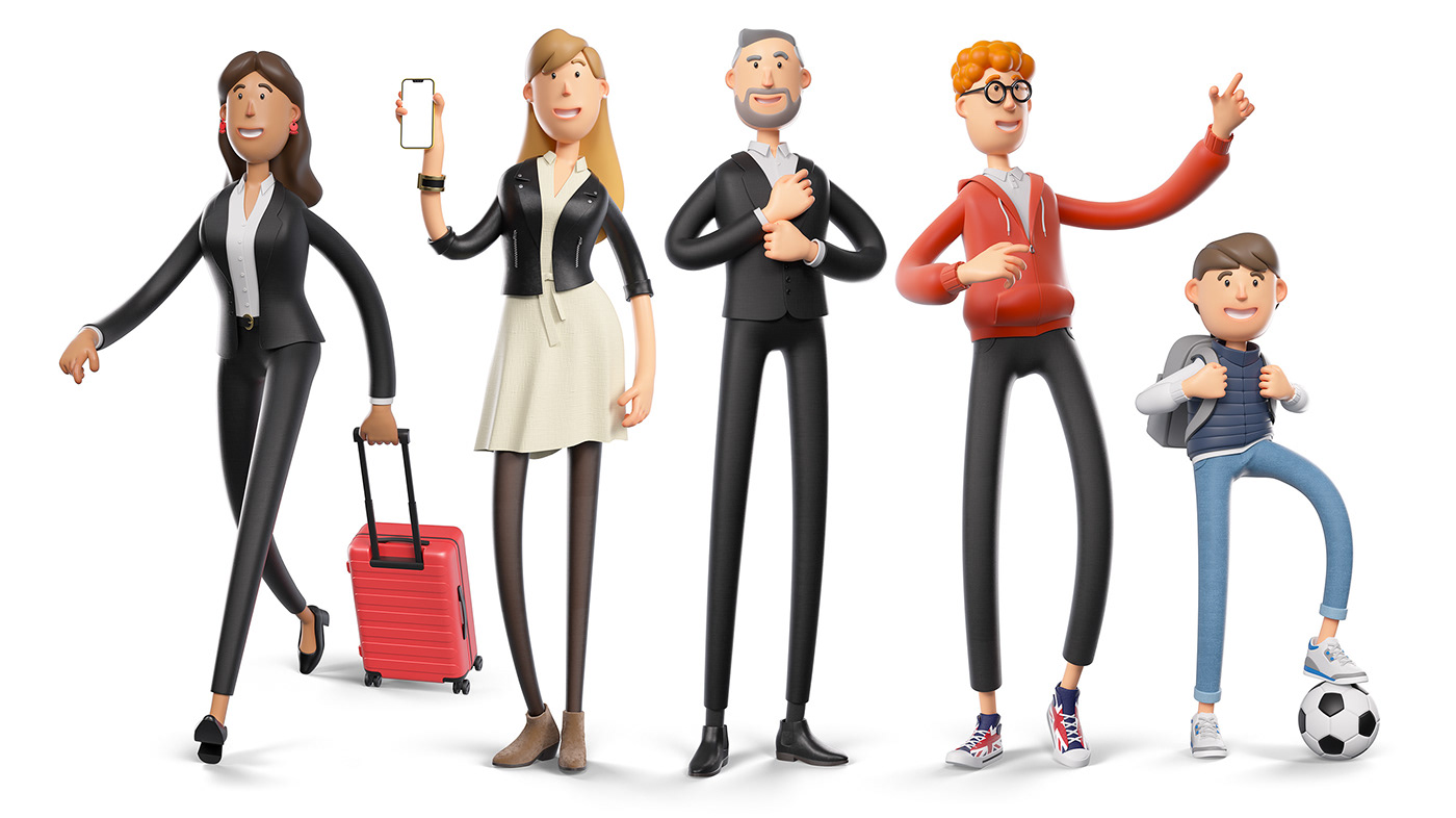 3D 3dcharacter 3dmodeling Advertising  artwork campaing Character design  publicité animation  motion graphics 