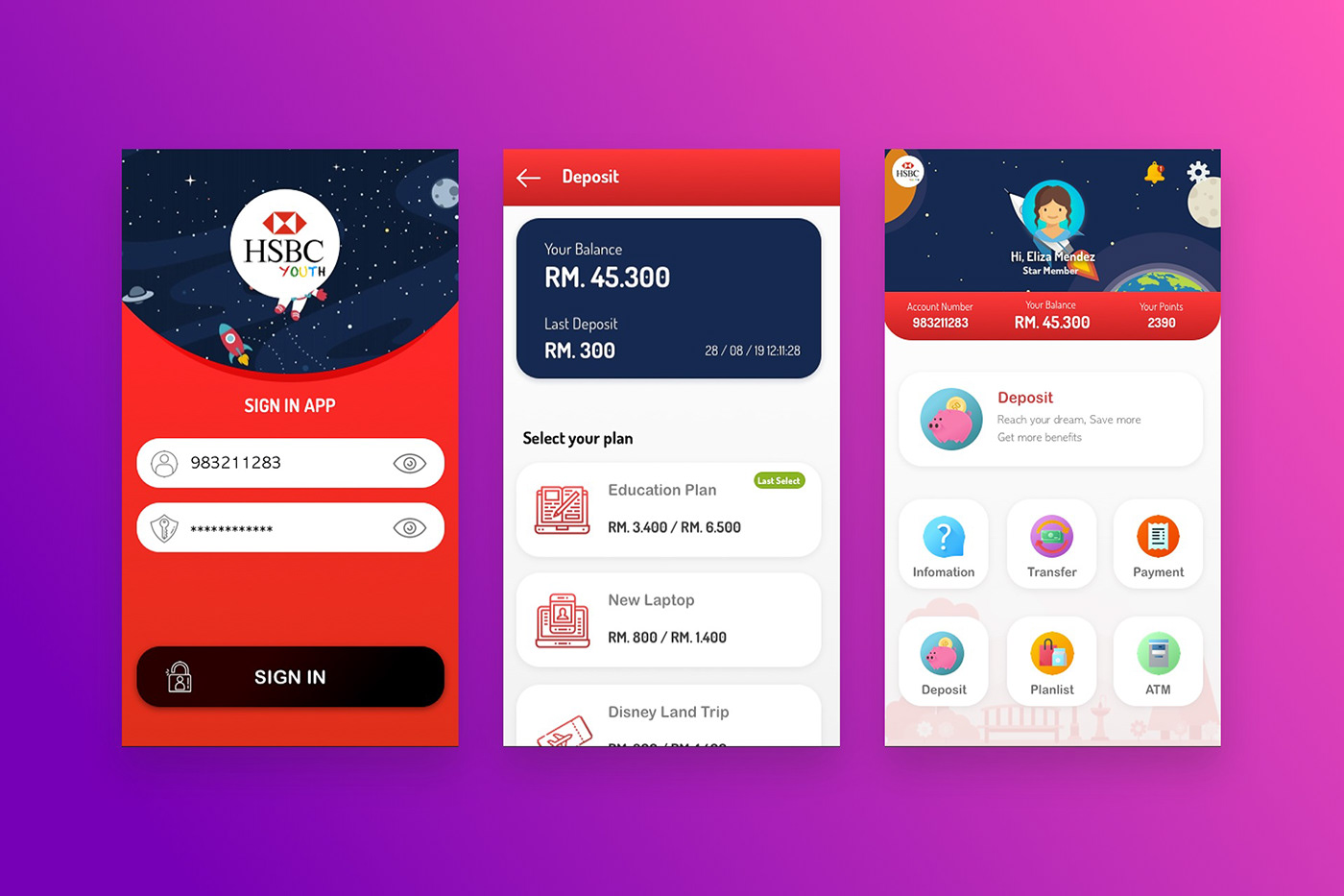 banking interaction juniors Mobile app sketchapp UI ui design UI/UX youth