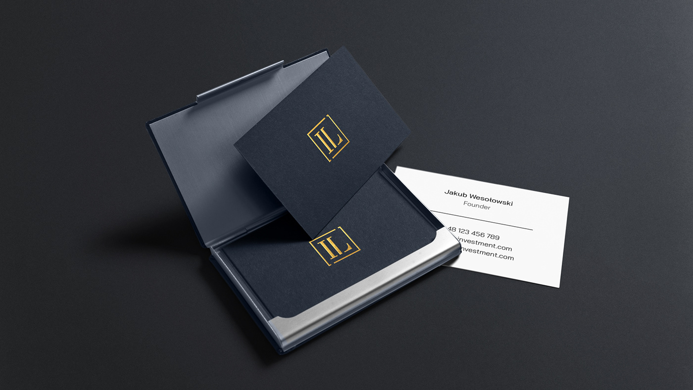 Business cards for Lux Investment.