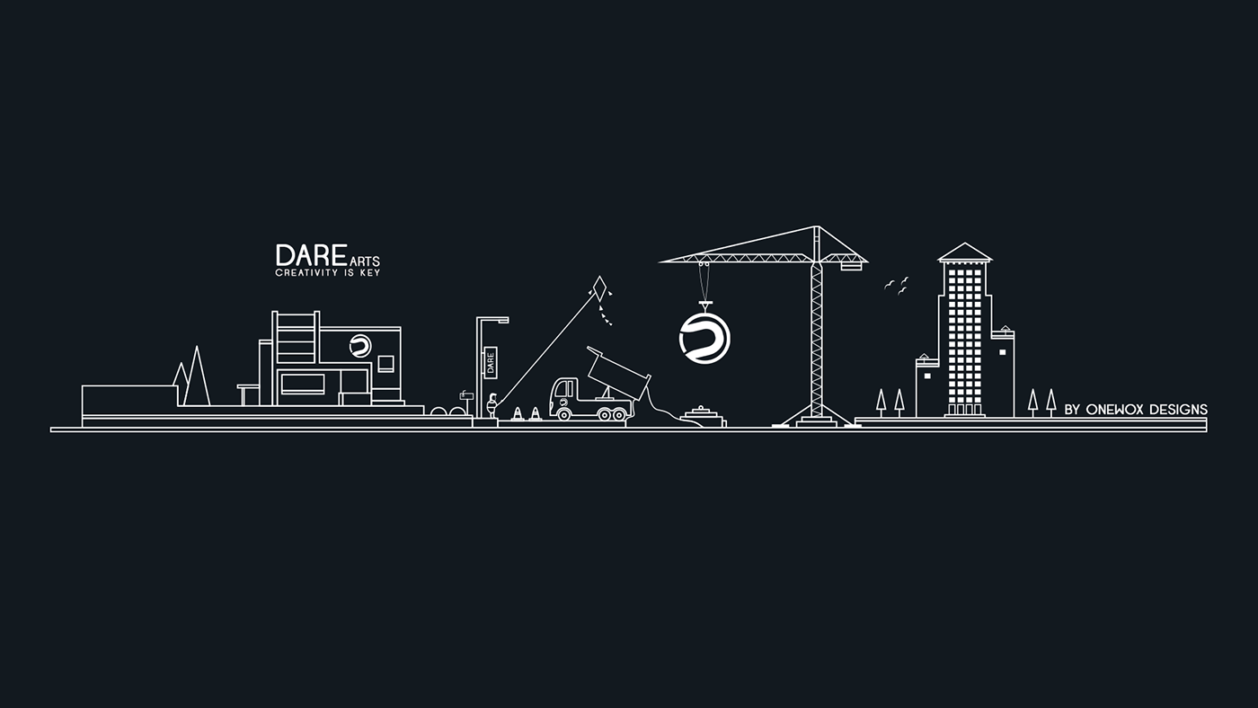 ILLUSTRATION  city architecture simple clean design Icon vibrant Webdesign Website background wallpaper onewox  