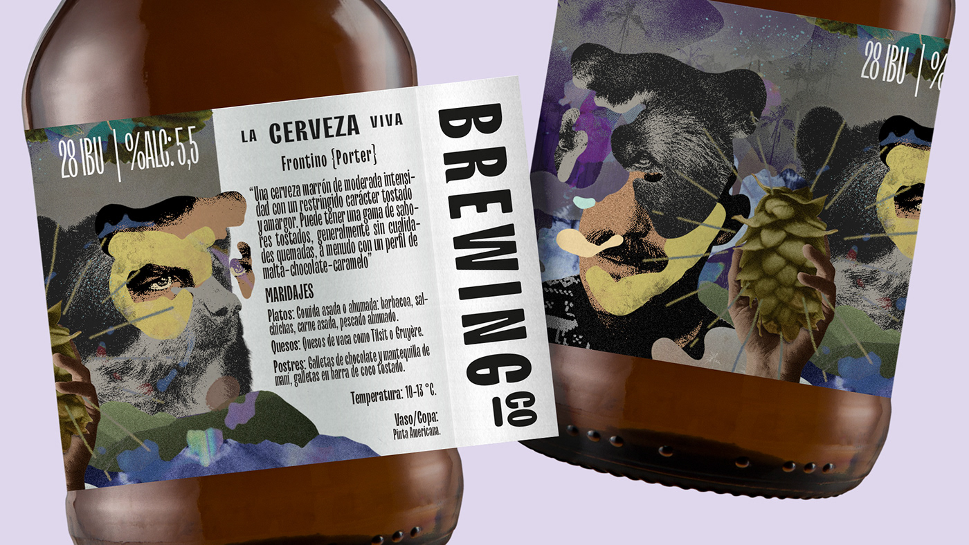 artisan beer branding  cerveza empaque marca Montaño Packaging art brewing direction feature featured rewing