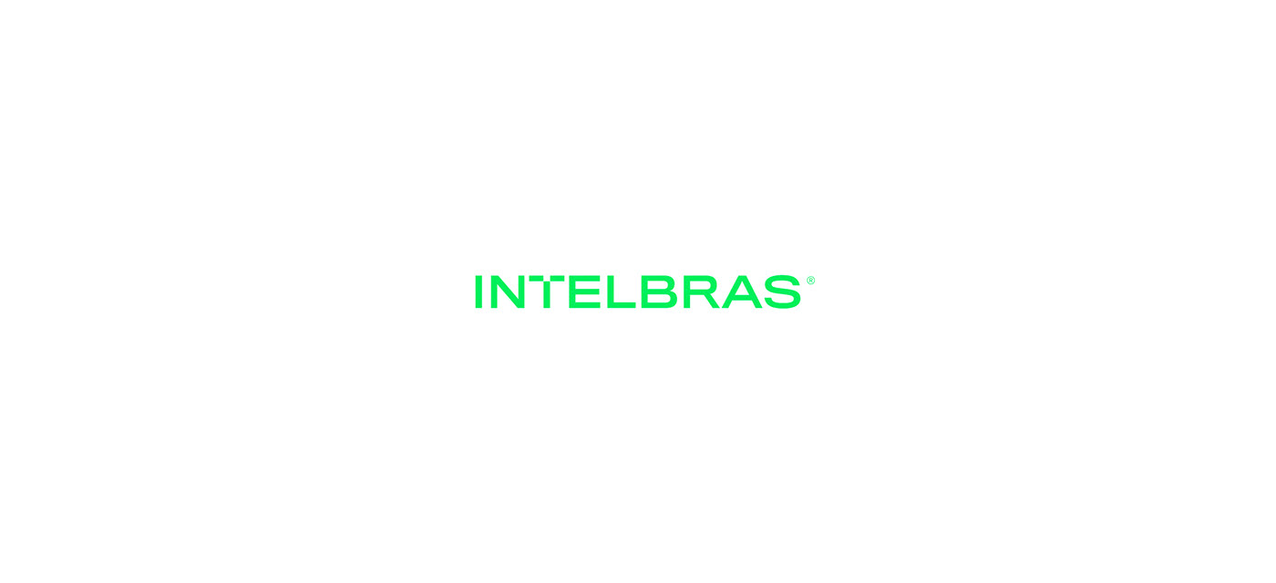 Advertising  green identity intelbras logo modern Packaging rebranding social media Technology