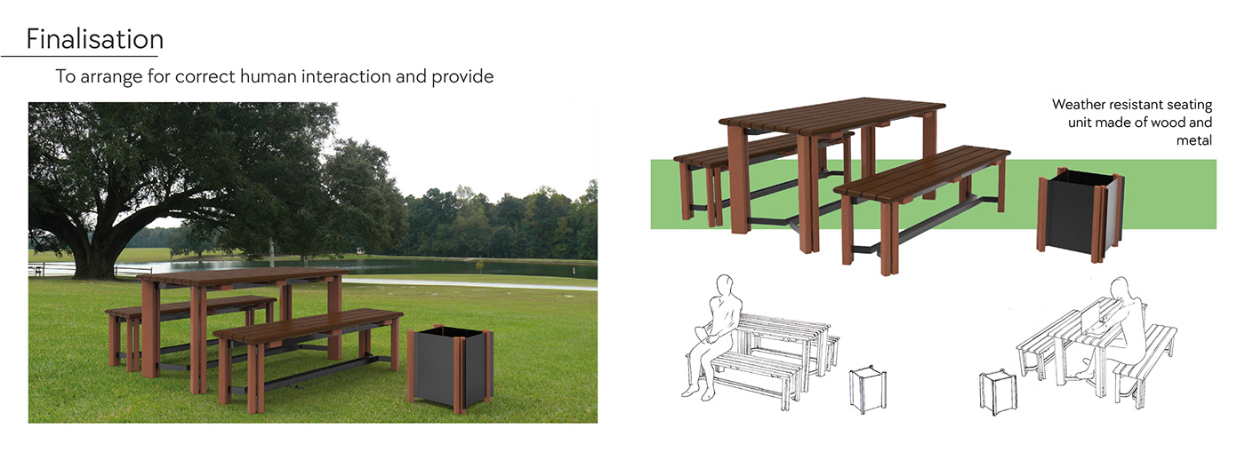 Bench Design furniture product design  outdoor furniture