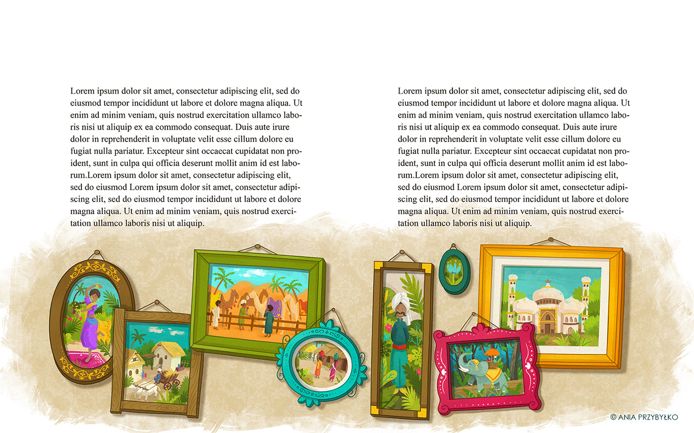 children illustrations ILLUSTRATION  ILUSTRACJE książka piórko2018 book contest colorful jungle