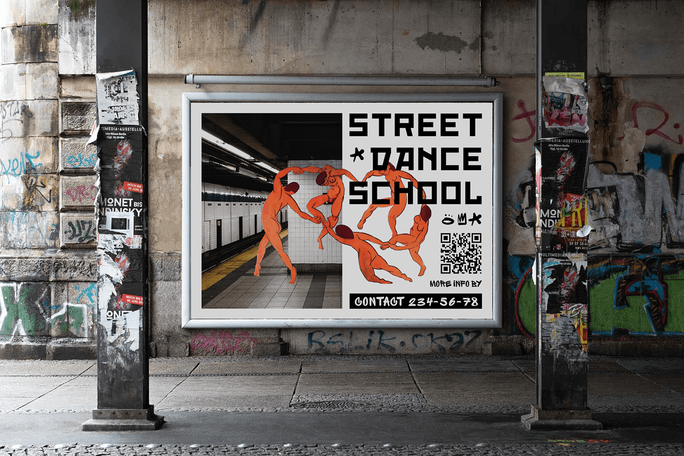 art DANCE   matisse poster school street dance Undeground