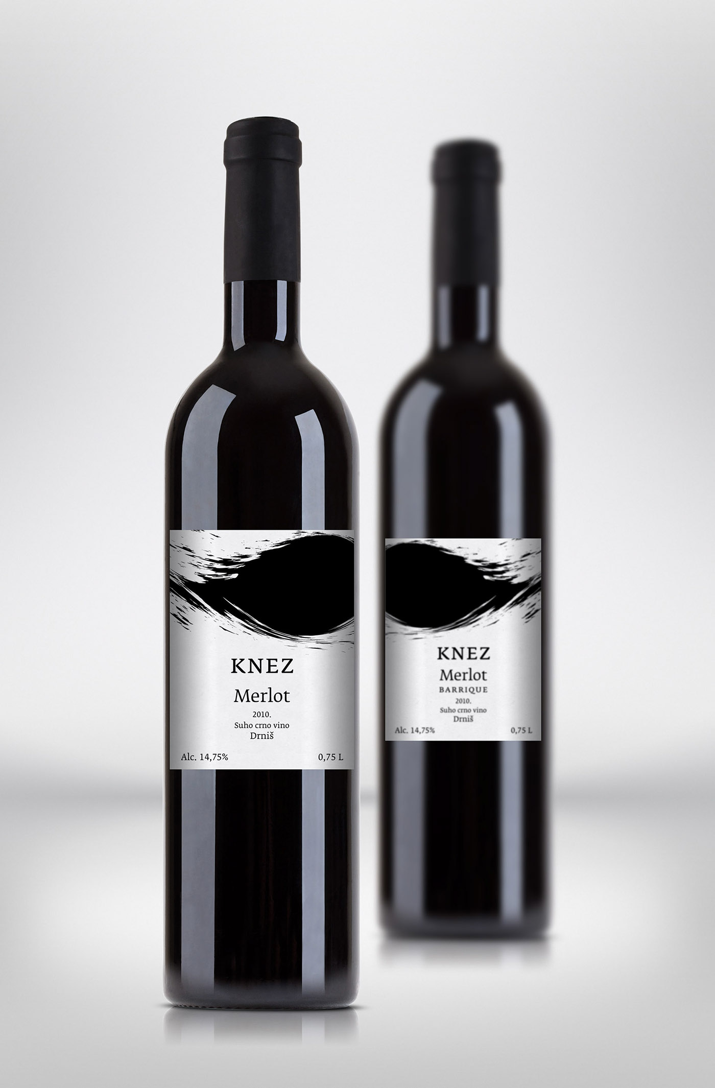 Wine Labels Food  visual identity Croatia wine Ethno Natural Product black & white