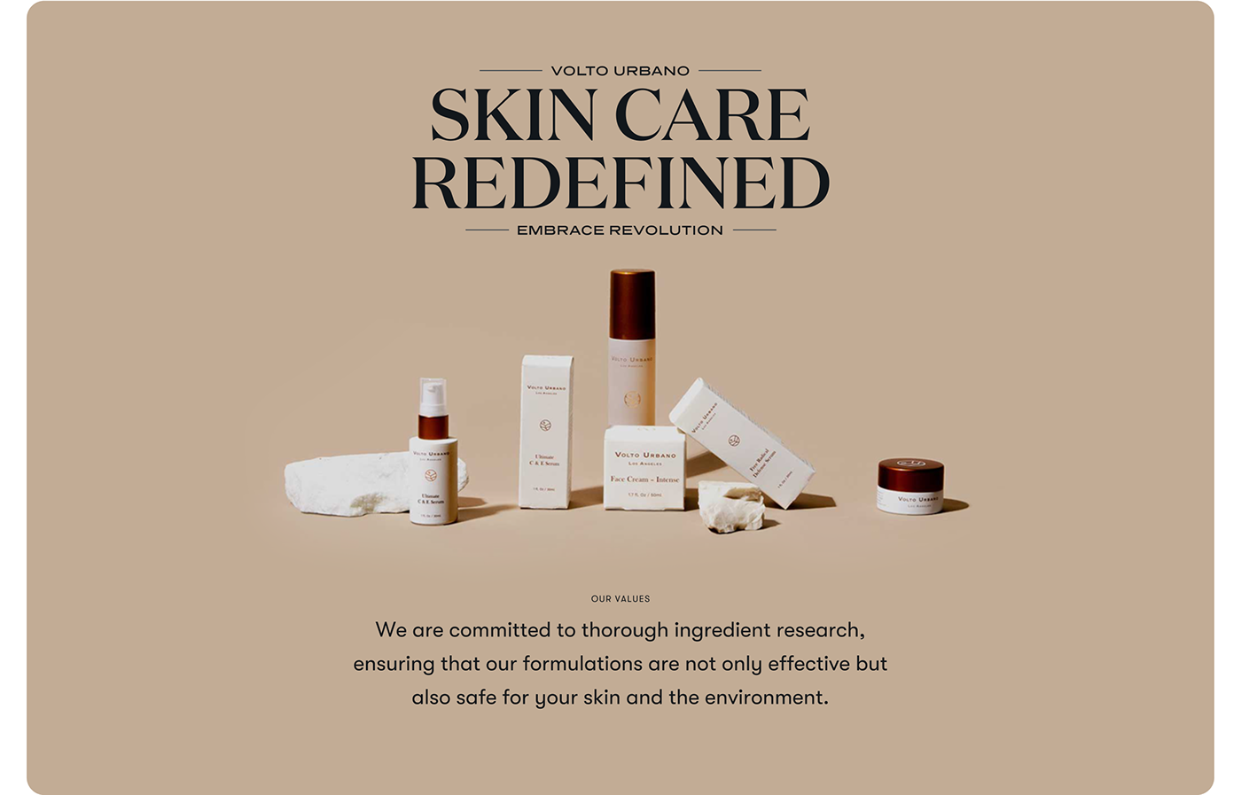 Website Design skin care beauty cosmetics ui ux landing page UI/UX ui design skin care products