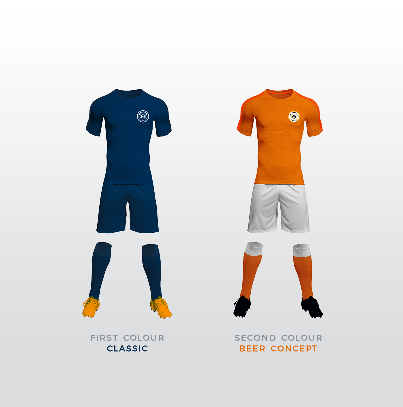 Brand Design brand identity logo Logotype football soccer Football logo football team microbrewey merchandising