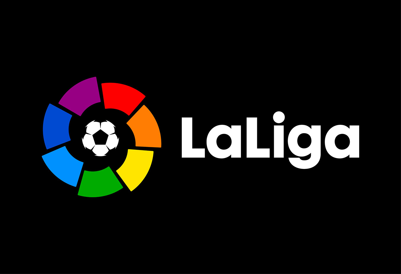 laliga rebranding graphic identity football soccer spain la liga Futbol españa balon