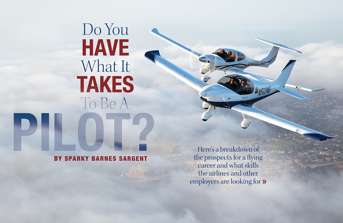 plane Pilot magazine Plane & Pilot typography   Travel publication design