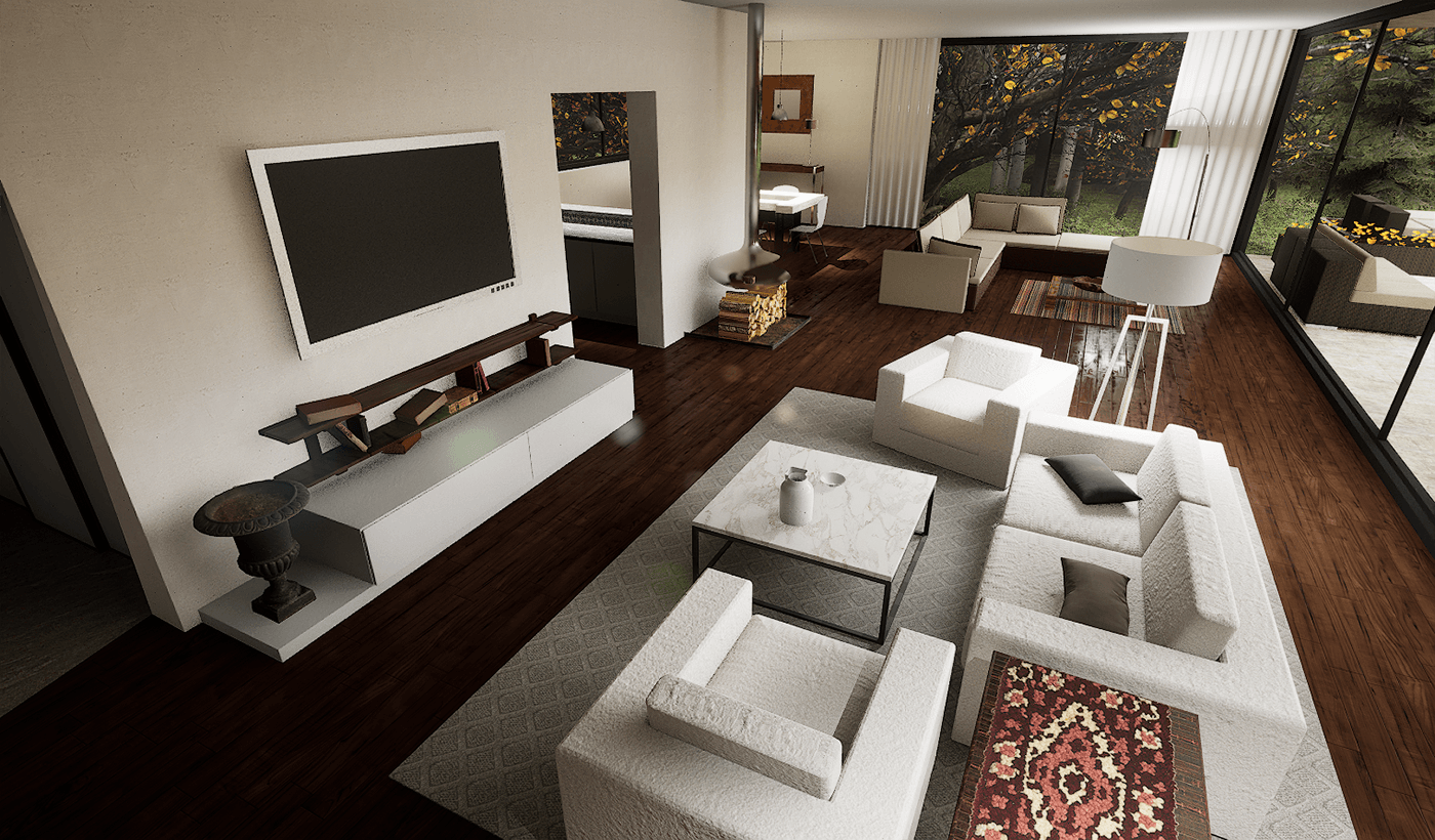 Unreal Engine SketchUP Render archviz interior design  architecture visualization 3D 3ds max