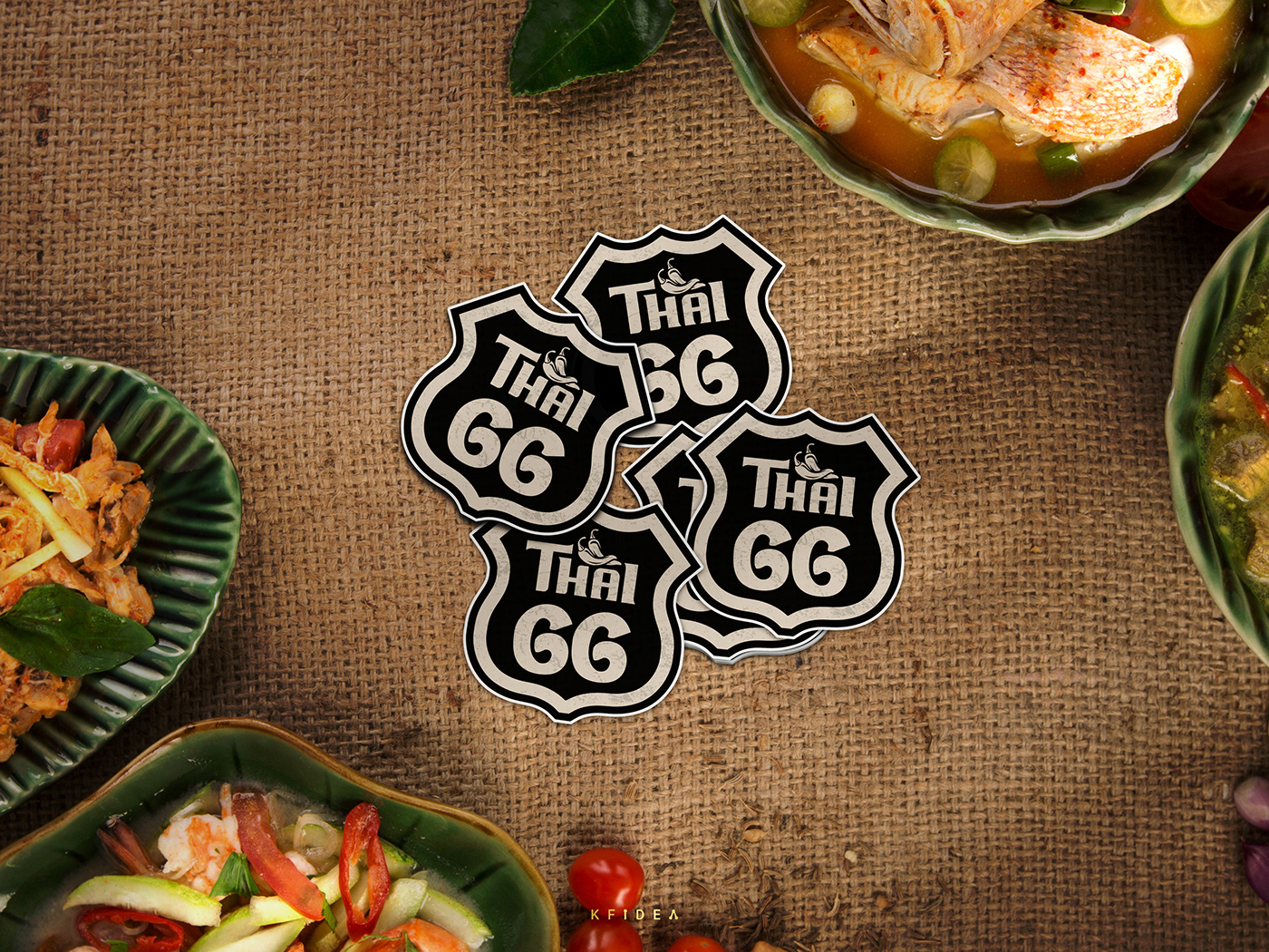Thai restaurant logo