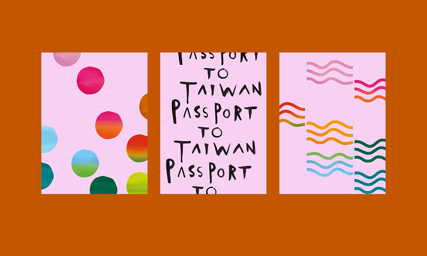 poster festival branding brand identity Event art directioin ILLUSTRATION  Calligraphy   bubble tea bar pa tea passport to taiwan