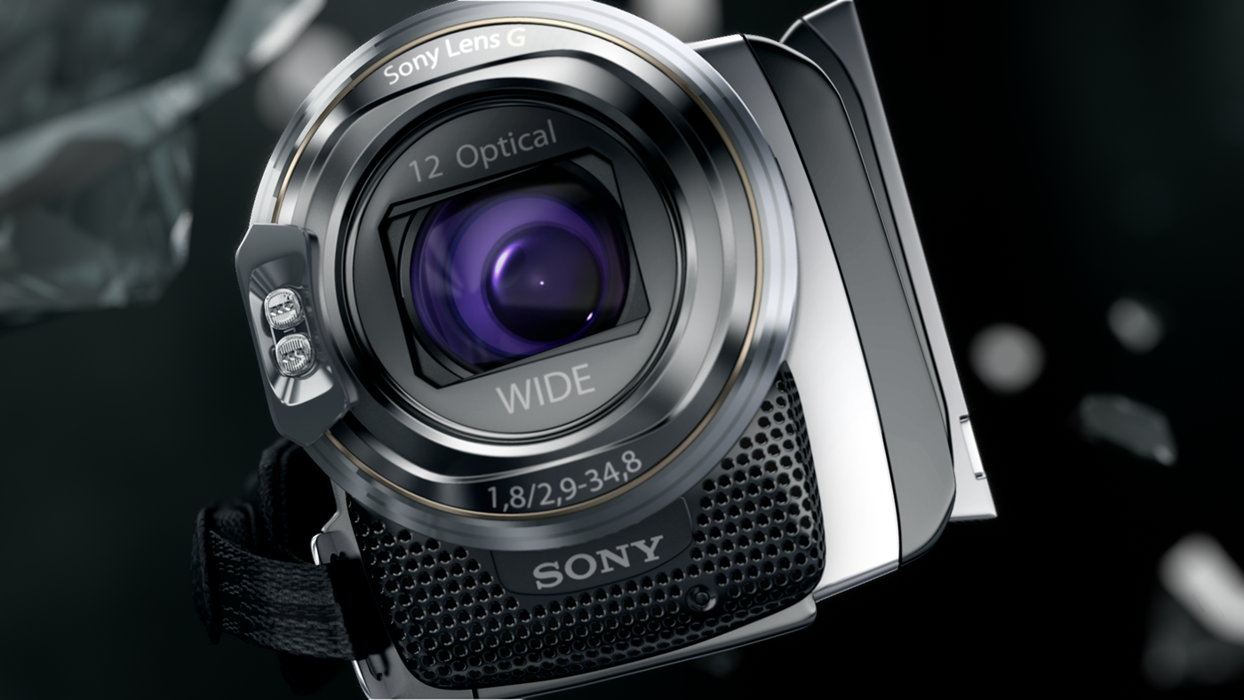 Sony vizualisation Render Maya MentalRay camera hd alekscg cristals dark kuskov