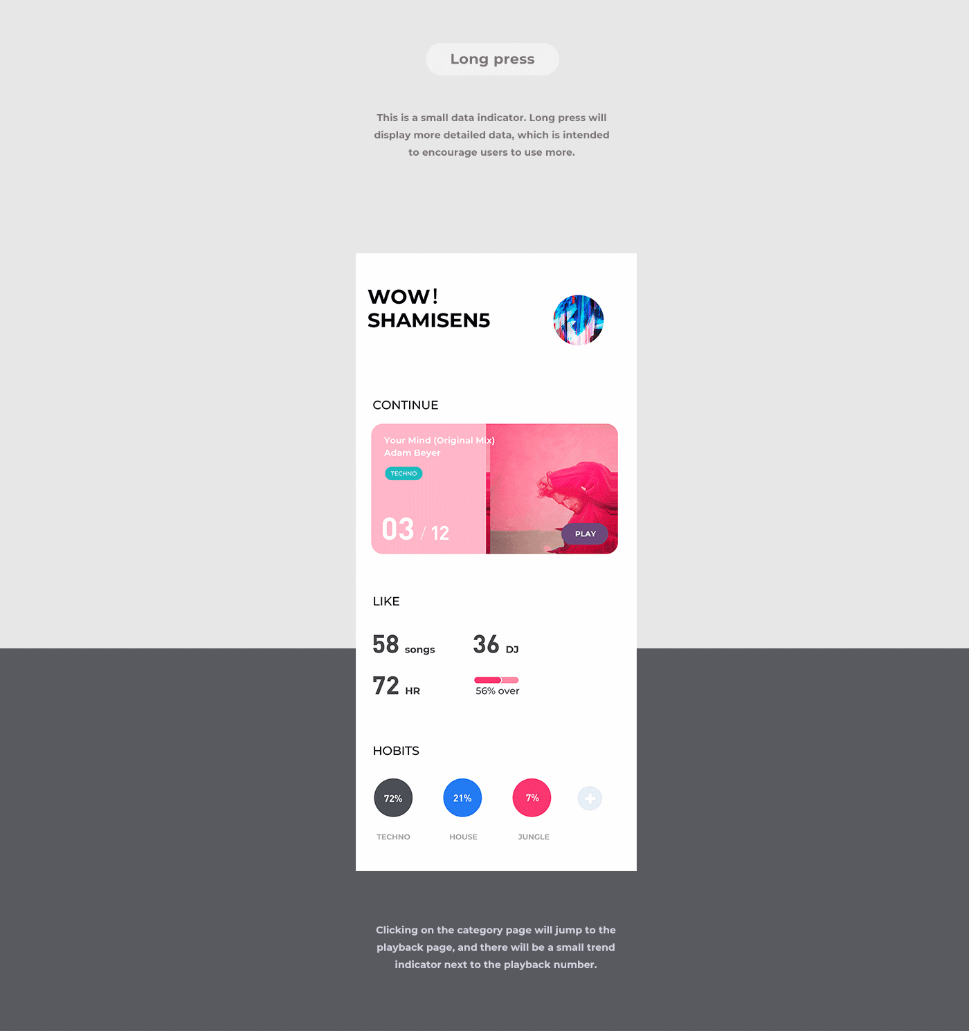 UI ux interaction app mobile ios motion typography   font animation 
