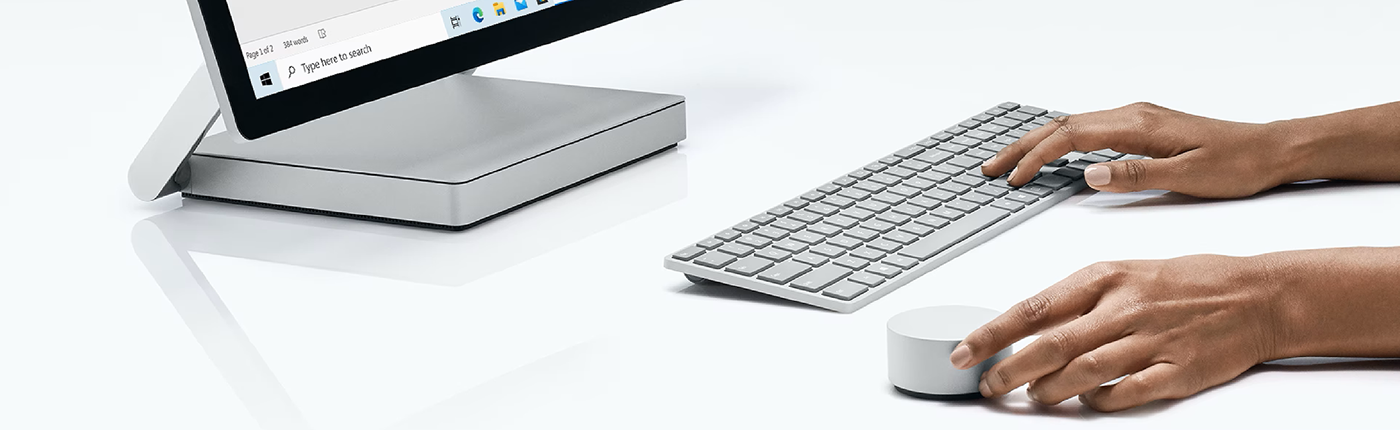 3D Rendering design Indestrial Design keyboard Microsoft product design  surface design surface studio 2 pc accessories