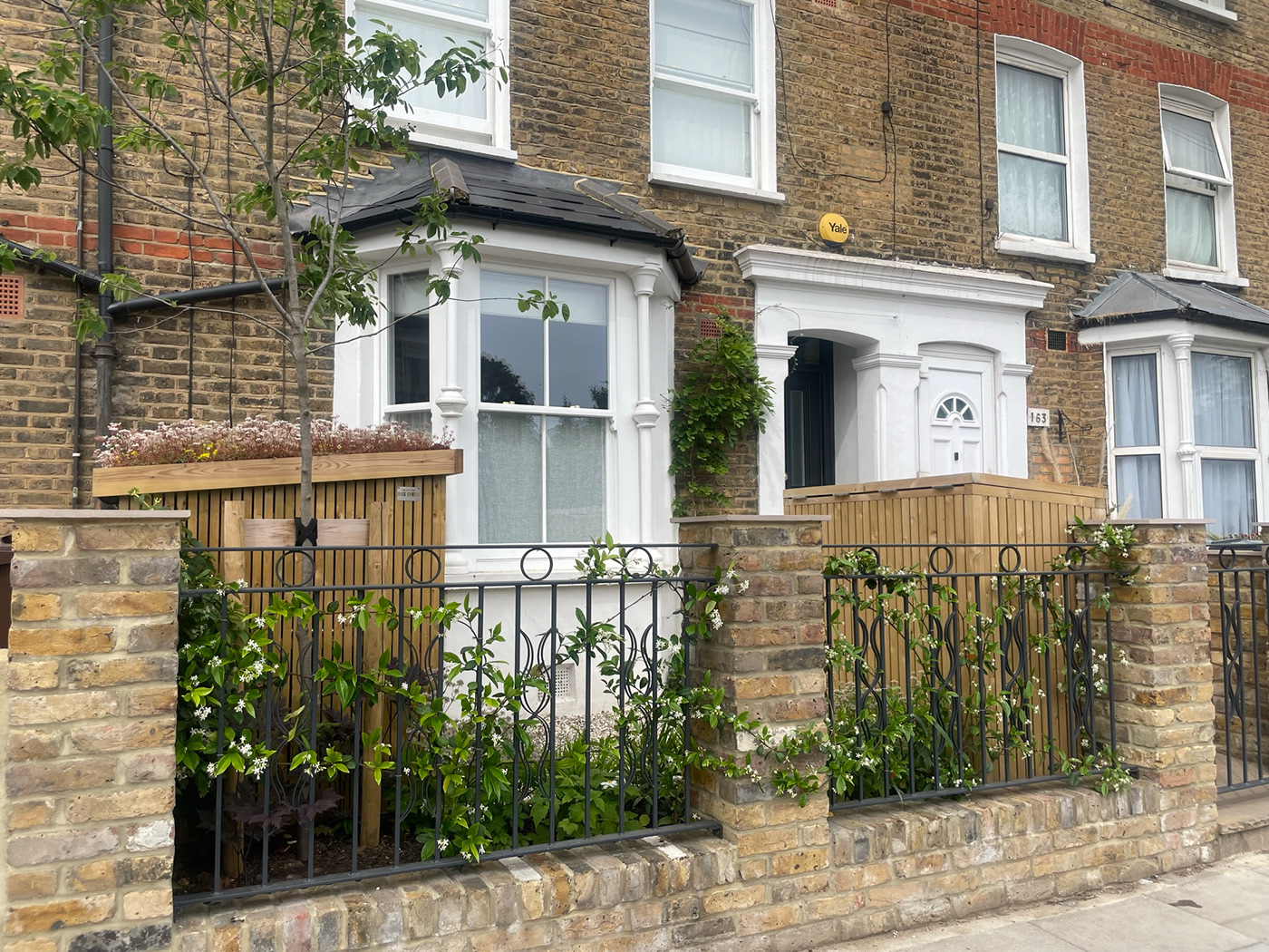 The kerb appeal of this East London Victorian terrace has been improved with practical storage 