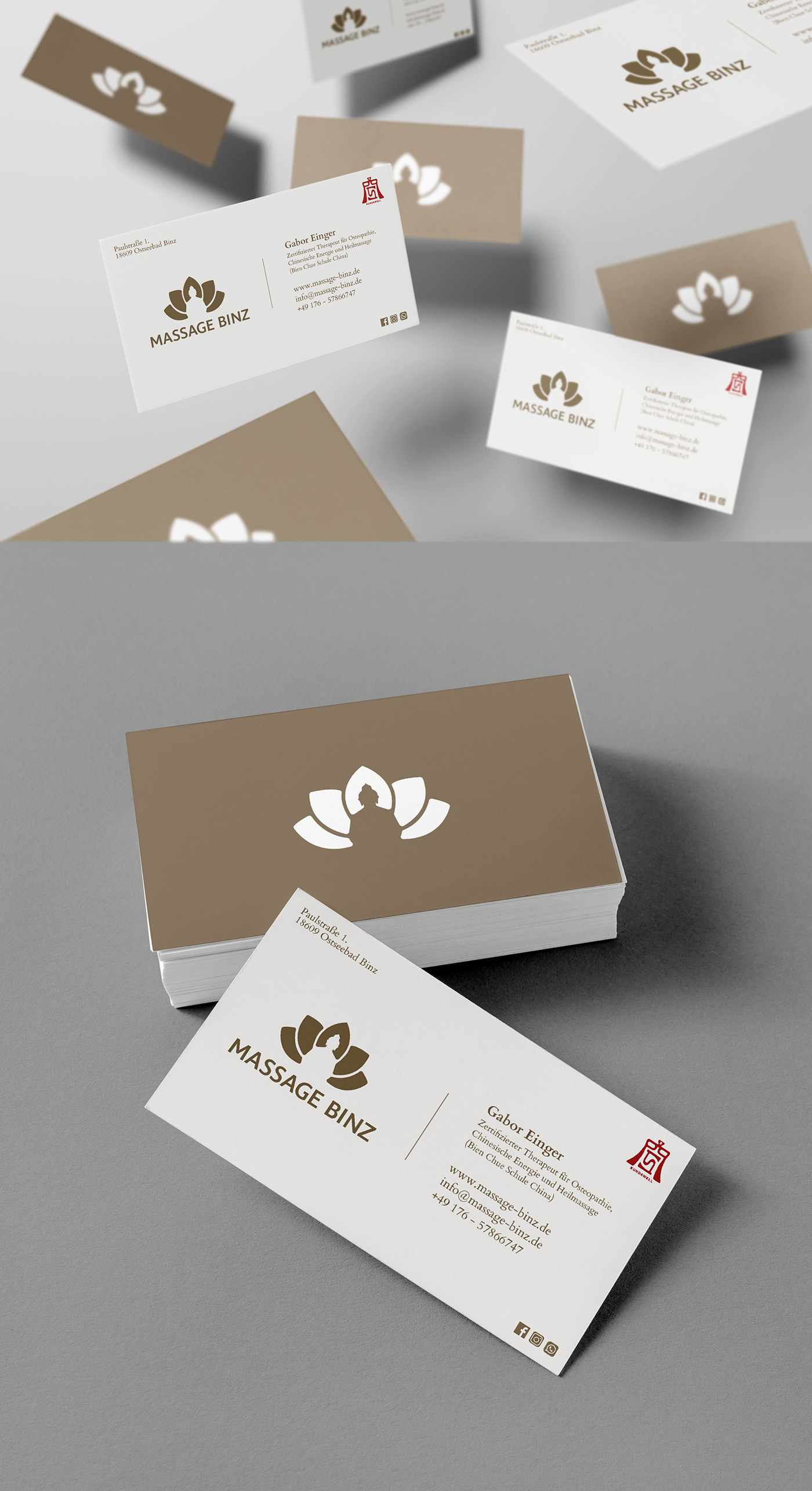 business card graphic design  print design