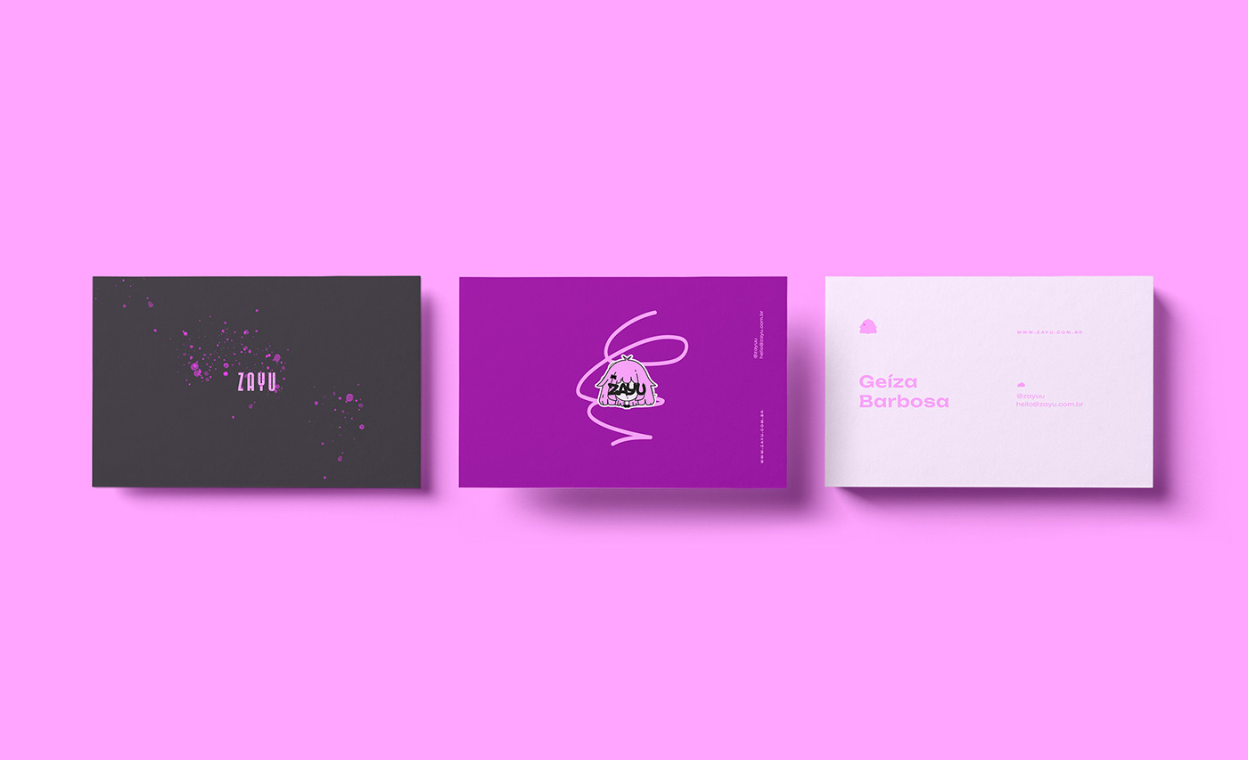 Brand Design brand identity cartoon Logo Design Logotype pink purple visual identity motion