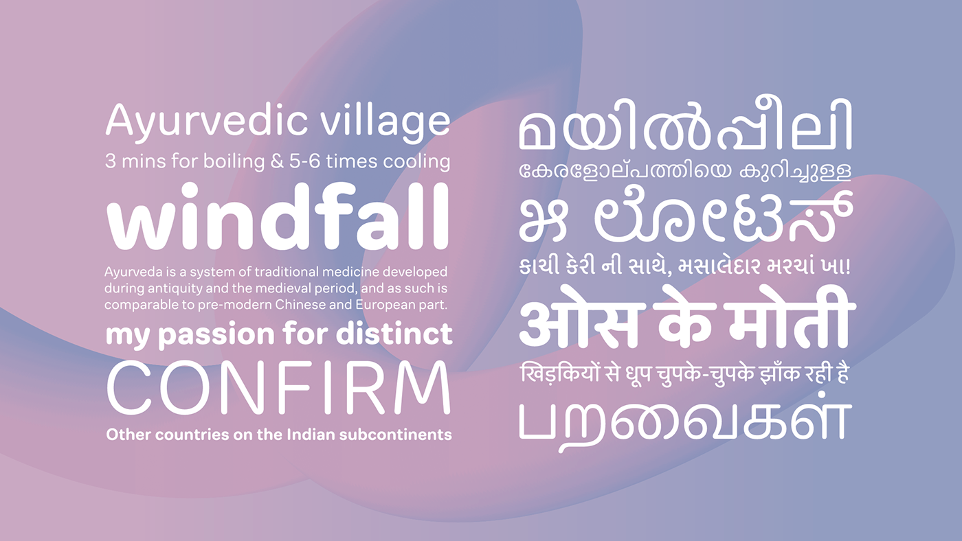 design font India makeinindia multiscript Typeface typography   webfont